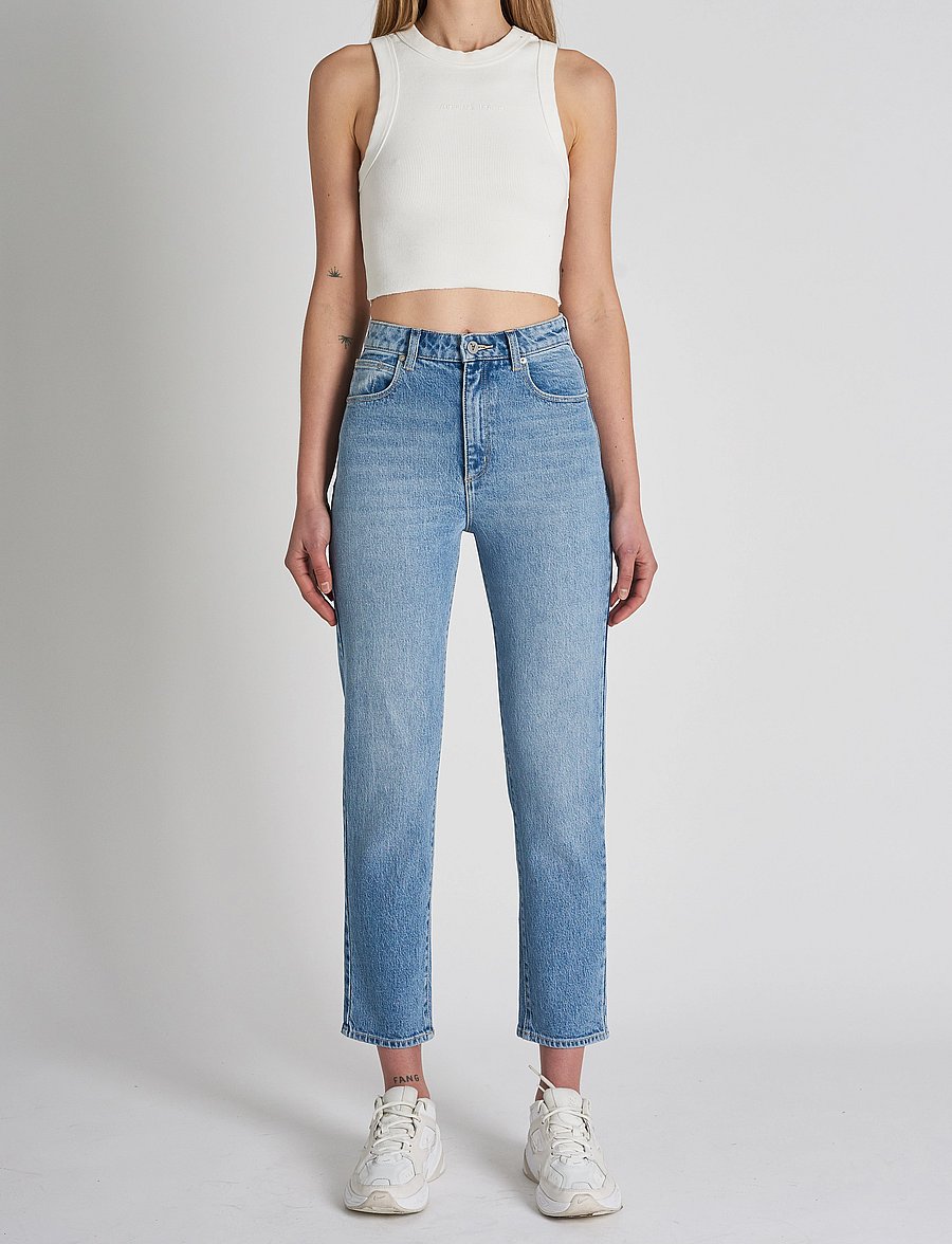 ABRAND - 94 HIGH SLIM TALL APRIL - kitsad teksad - blue - 0
