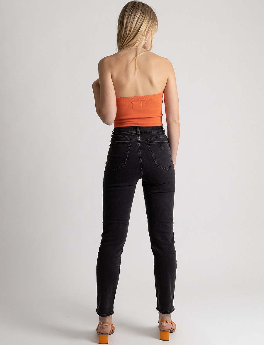ABRAND - A 94 HIGH SLIM TALL 90210 - slim gallabuxur - black - 3