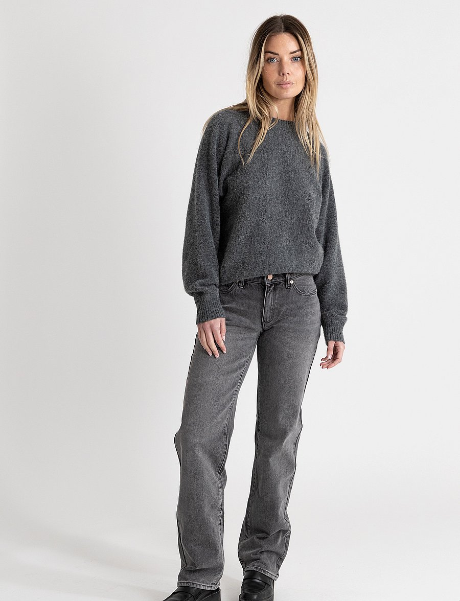 ABRAND - A 99 LOW STRAIGHT ADDISON - gerade jeans - grey - 0