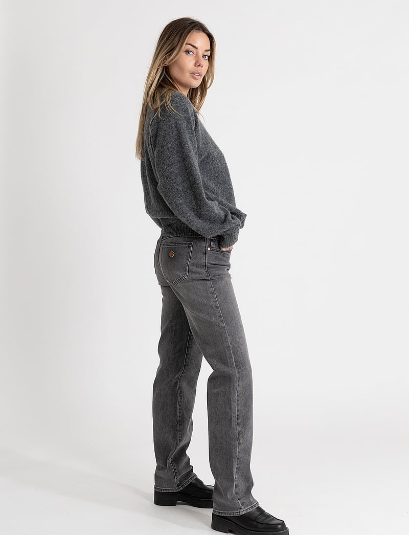 ABRAND - A 99 LOW STRAIGHT ADDISON - raka jeans - grey - 4