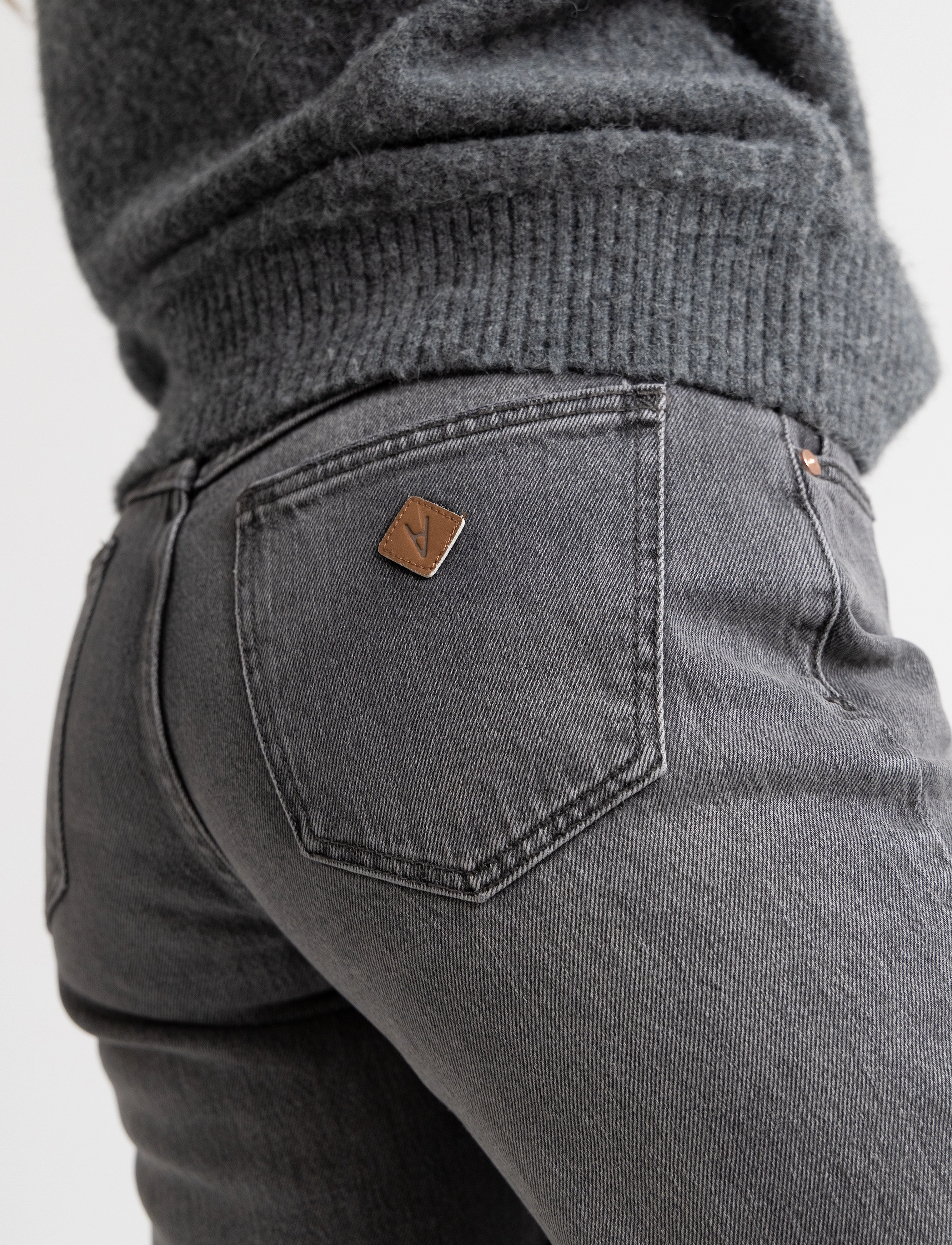 ABRAND - A 99 LOW STRAIGHT ADDISON - straight jeans - grey - 5