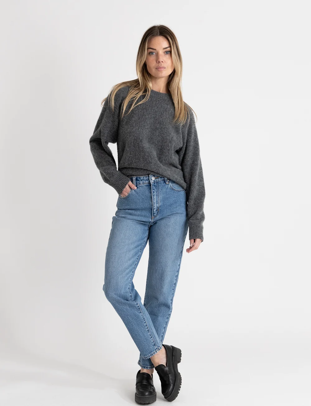 ABRAND - A 94 HIGH SLIM HARLOW - slim fit jeans - blue - 0