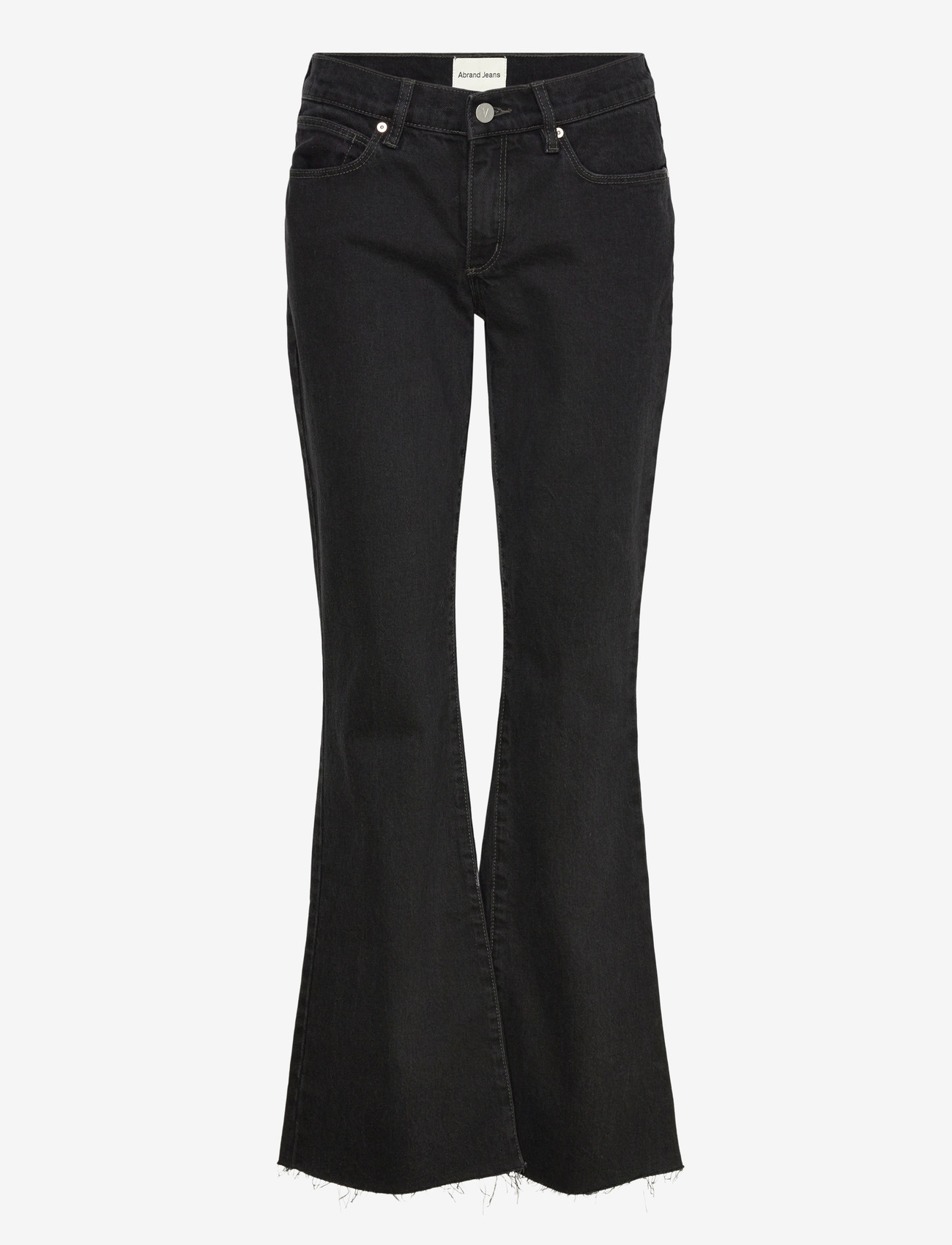 ABRAND - A 99 LOW BOOT 90s BLACK - alt laienevad teksad - black - 0