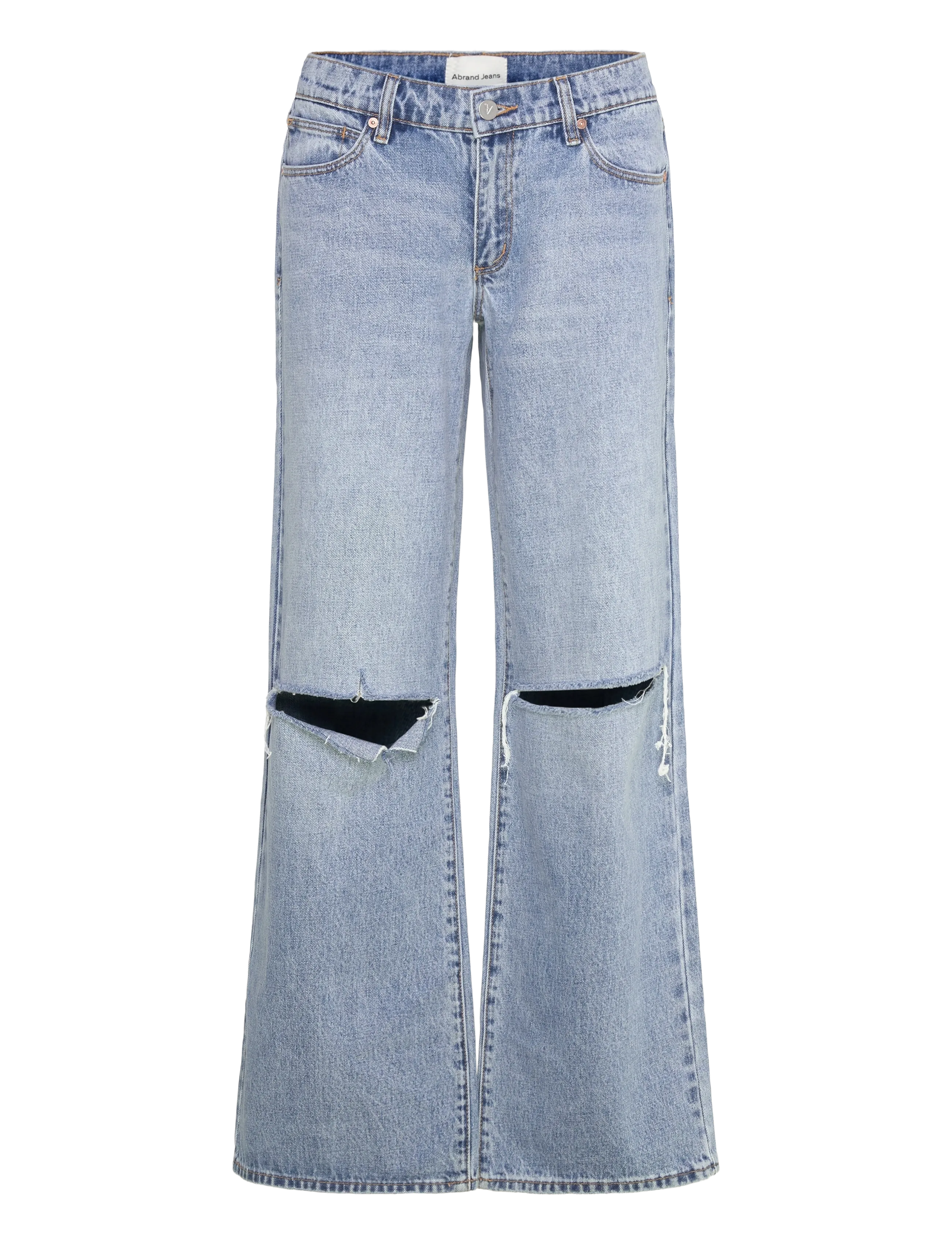 ABRAND A 99 LOW WIDE SUSANNA RIP - Jeans - BLUE / blue