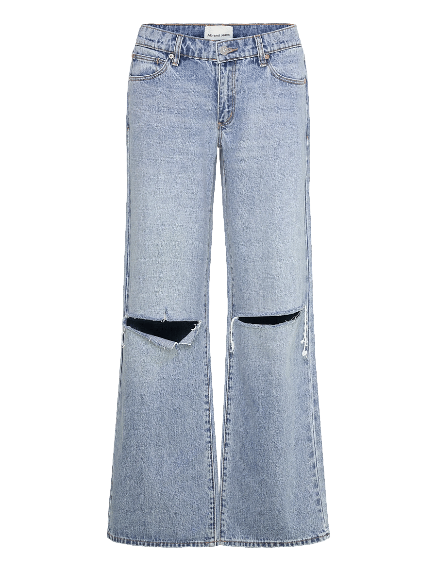ABRAND - A 99 LOW WIDE SUSANNA RIP - vida jeans - blue - 1