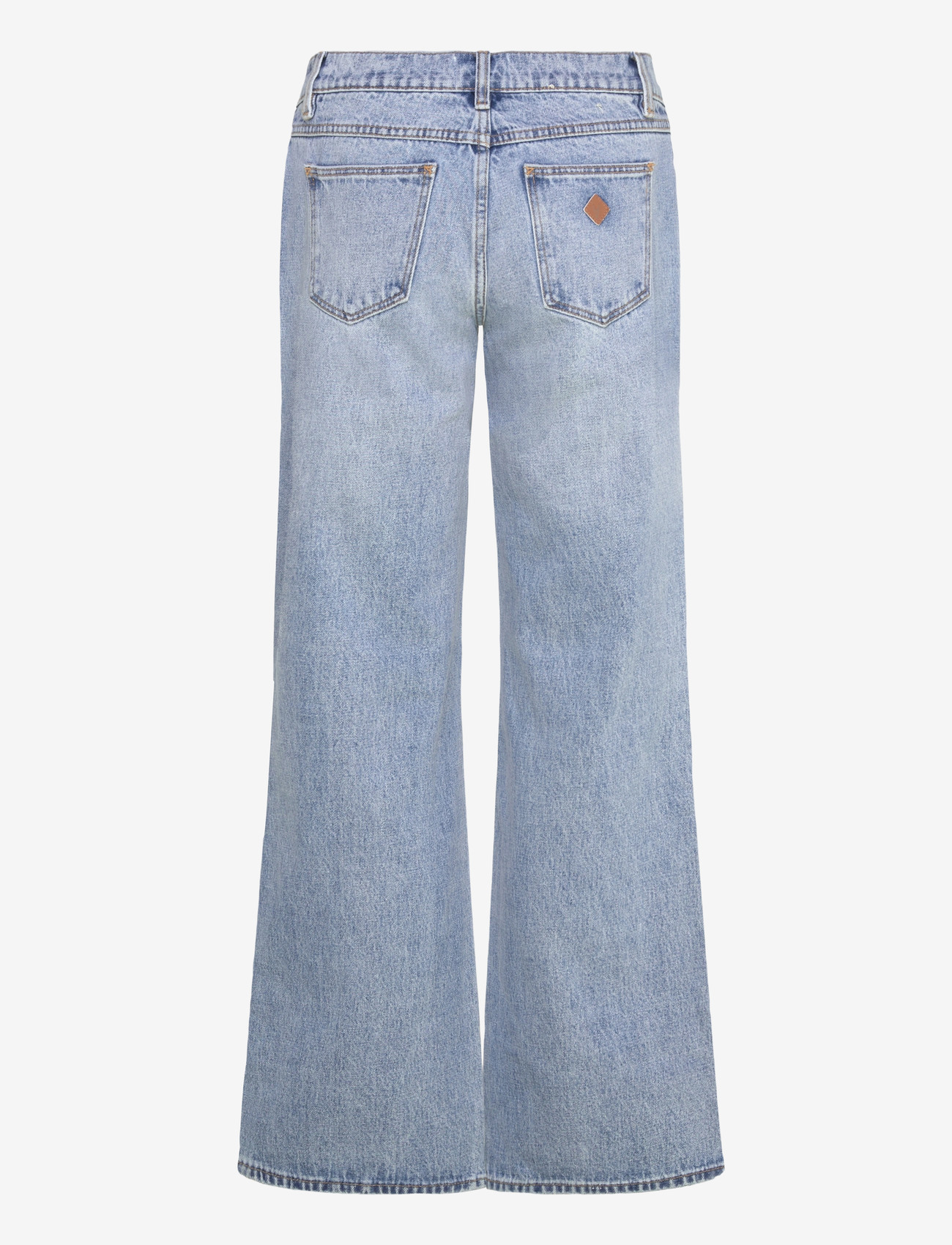 ABRAND - A 99 LOW WIDE SUSANNA RIP - brede jeans - blue - 2