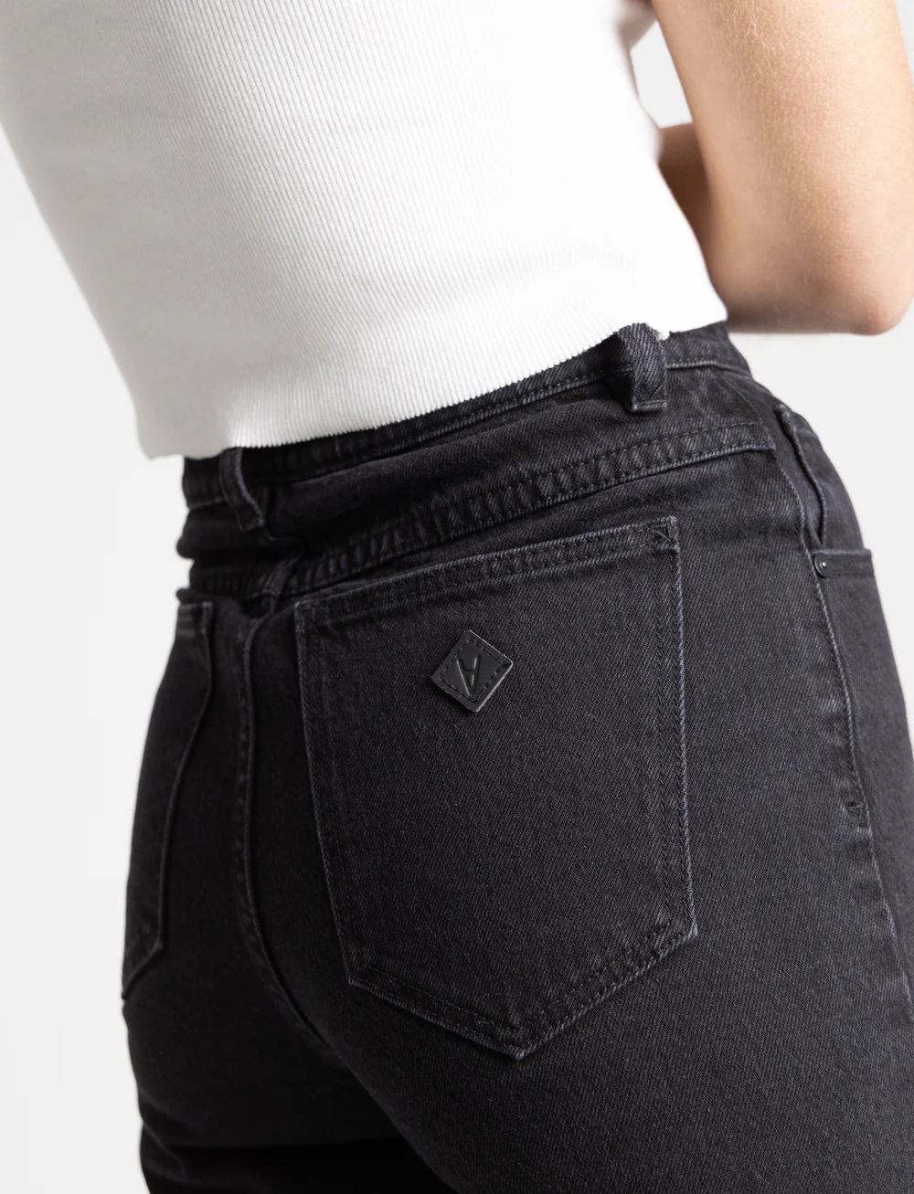 ABRAND - A 94 HIGH STRAIGHT BLACK LIGHT - straight jeans - black - 4