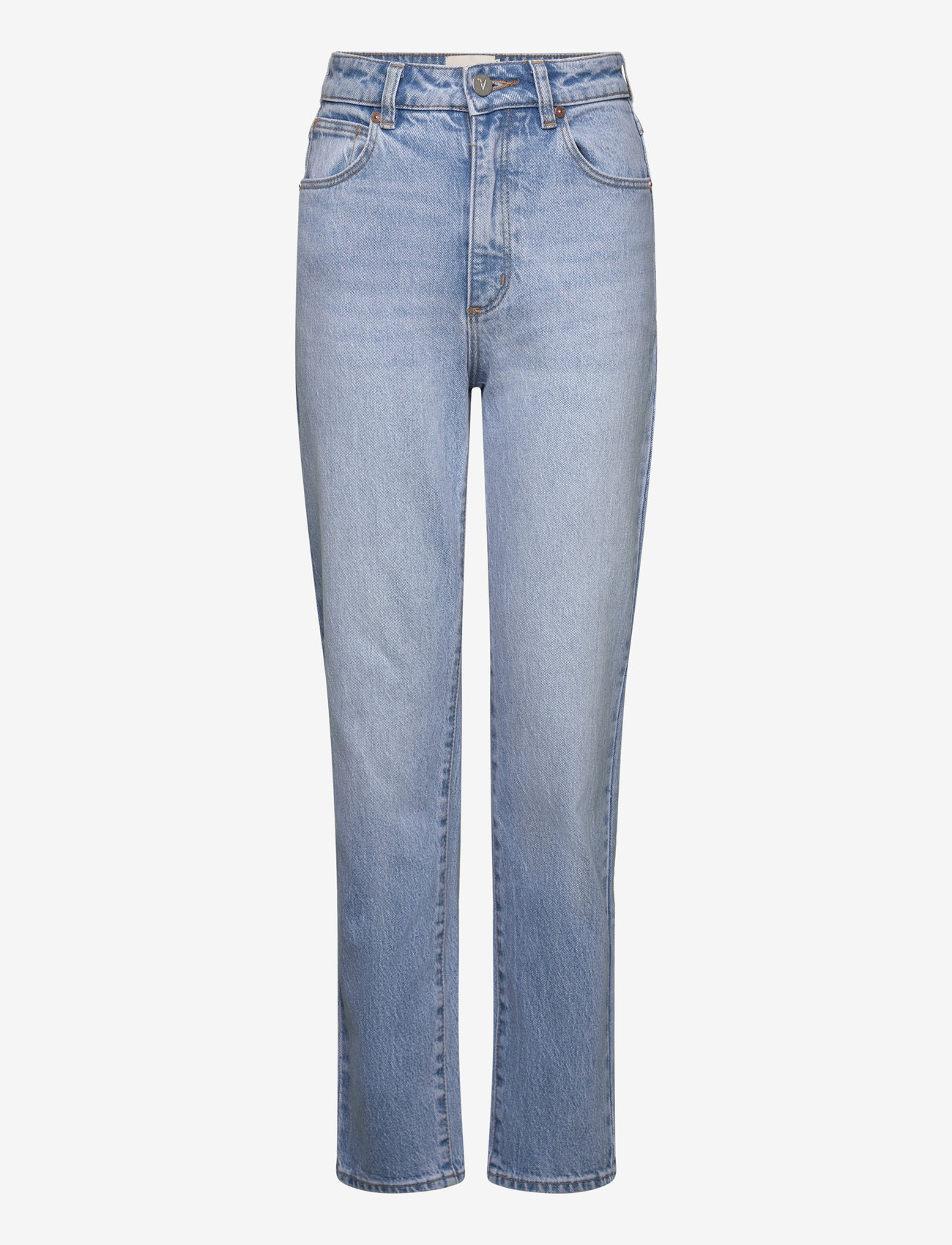 ABRAND - 94 HIGH SLIM HARPER ORGANIC - kitsad teksad - blue - 1