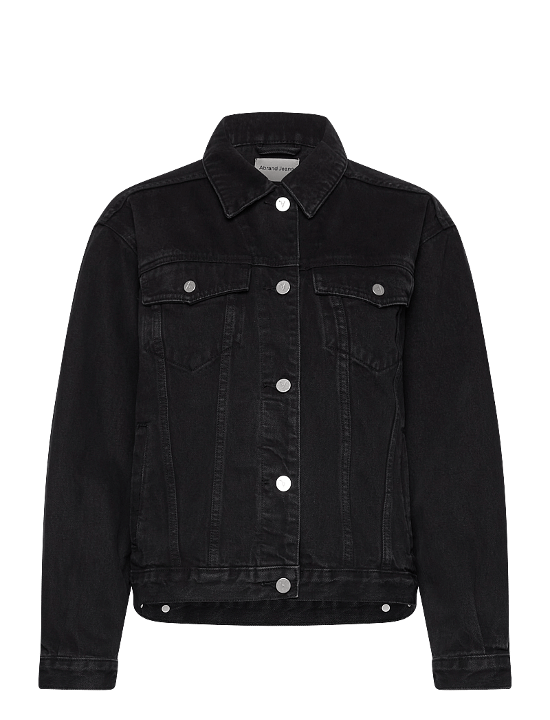 ABRAND - A SLOUCH JACKET BLACK SALT - spring jackets - black - 1