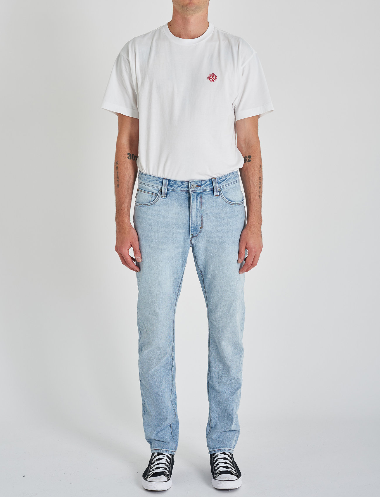 ABRAND - A SLIM SESSIONS - džinsa bikses ar tievām starām - blue - 1