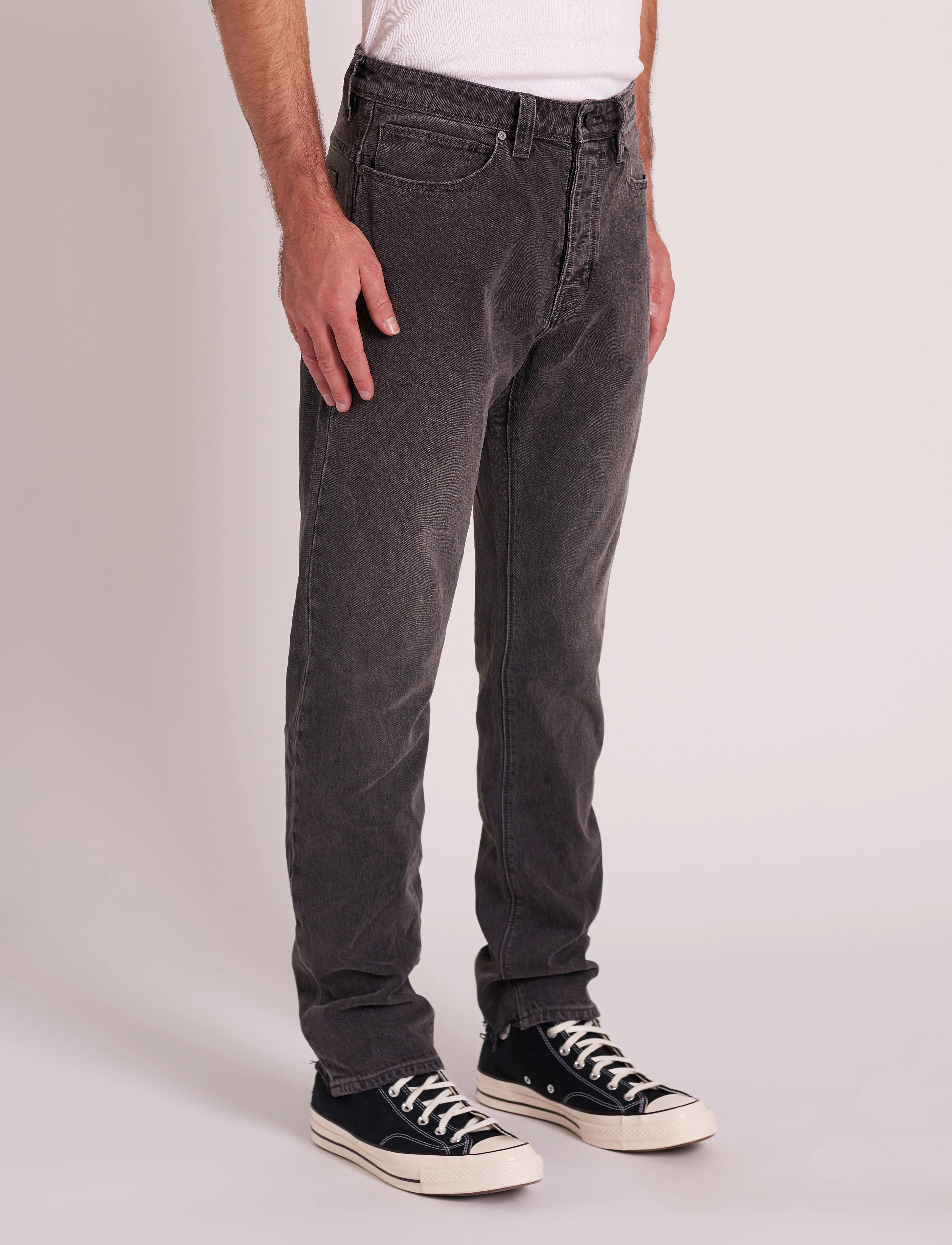 ABRAND - A 90S RELAXED BIG CALM RIP - black - 4