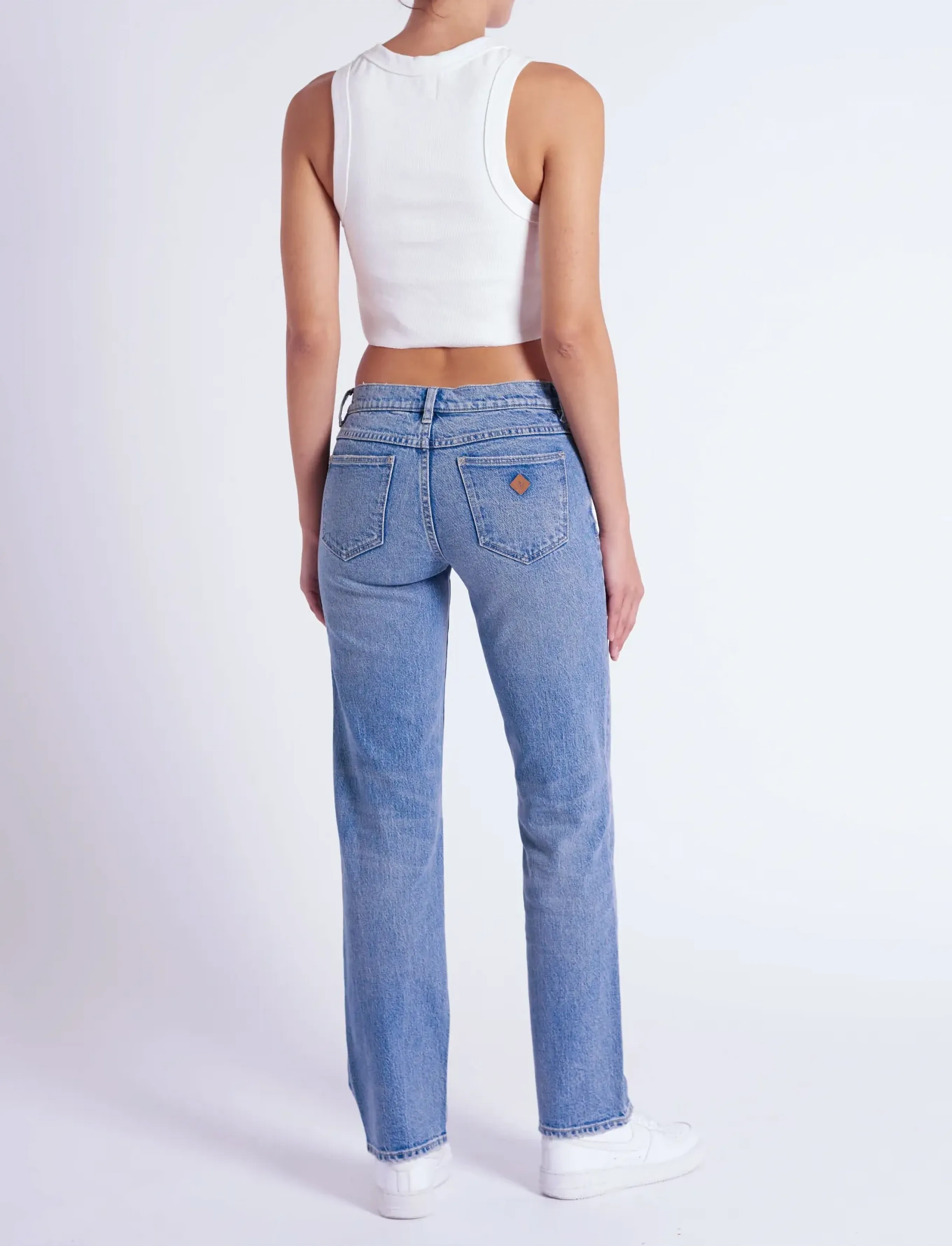 ABRAND - 99 LOW STRAIGHT LIZZIE Y2K VINTAGE BLUE - blue - 3