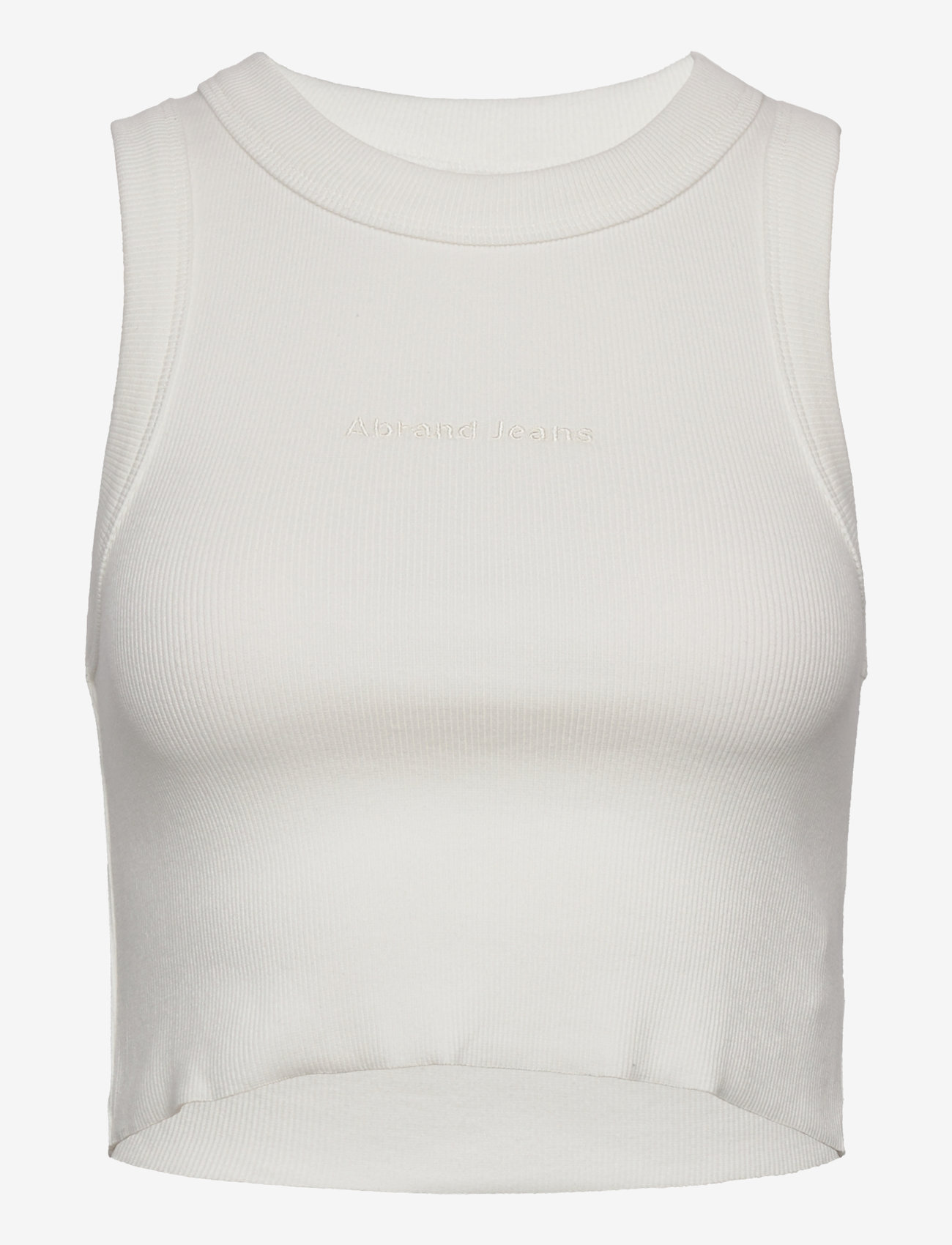 ABRAND - HEATHER SINGLET RCY WHITE SAND - topi bez piedurknēm - white - 1