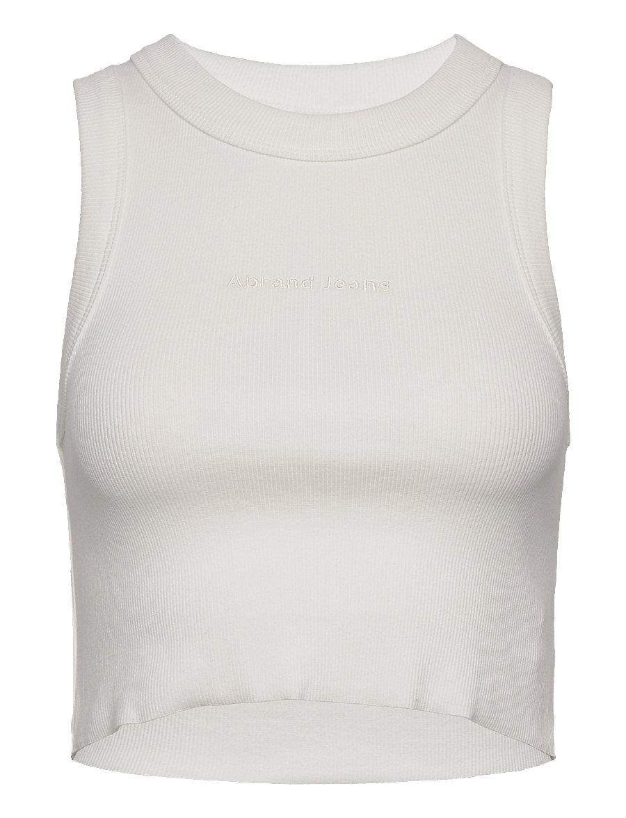 ABRAND - HEATHER SINGLET RCY WHITE SAND - Ärmellose tops - white - 1