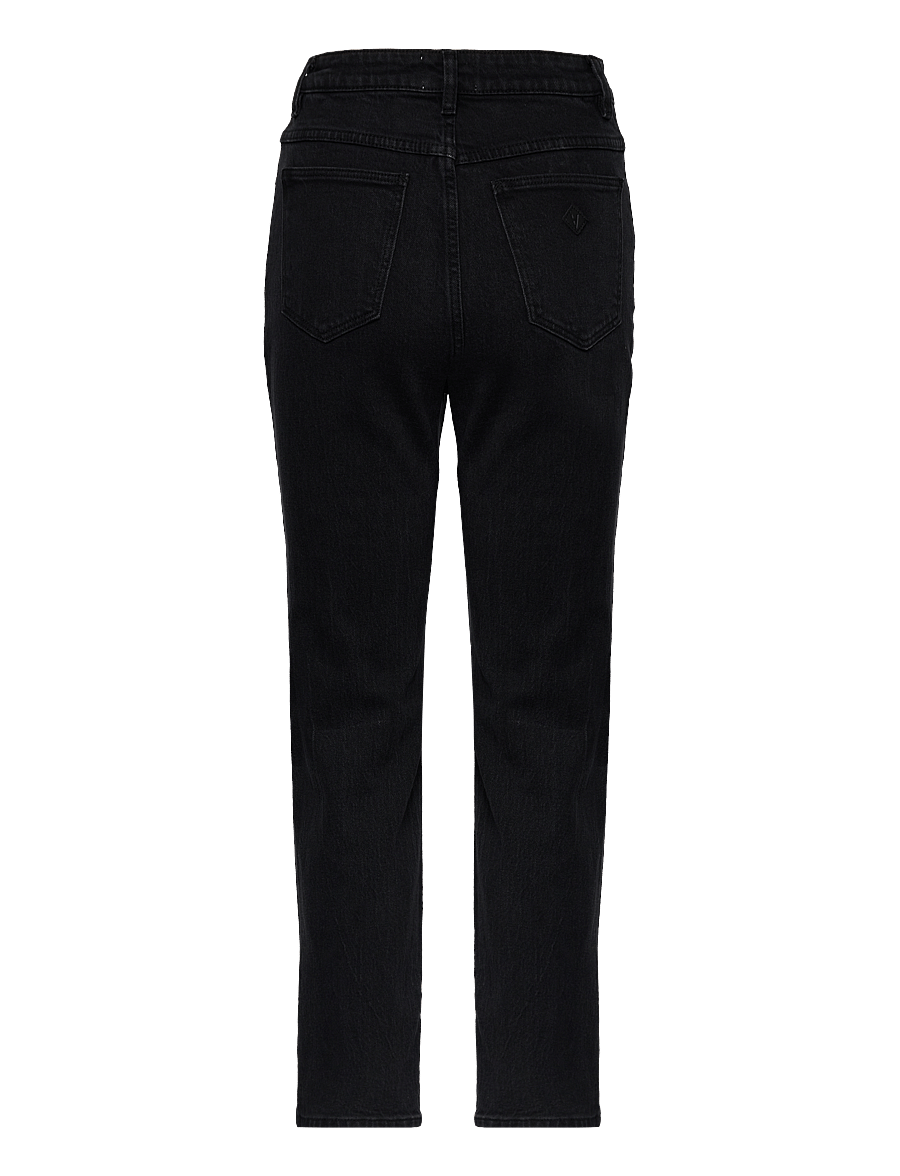 ABRAND - 94 HIGH SLIM WHITNEY RCY BLACK OVERDYE - slim jeans - black - 2