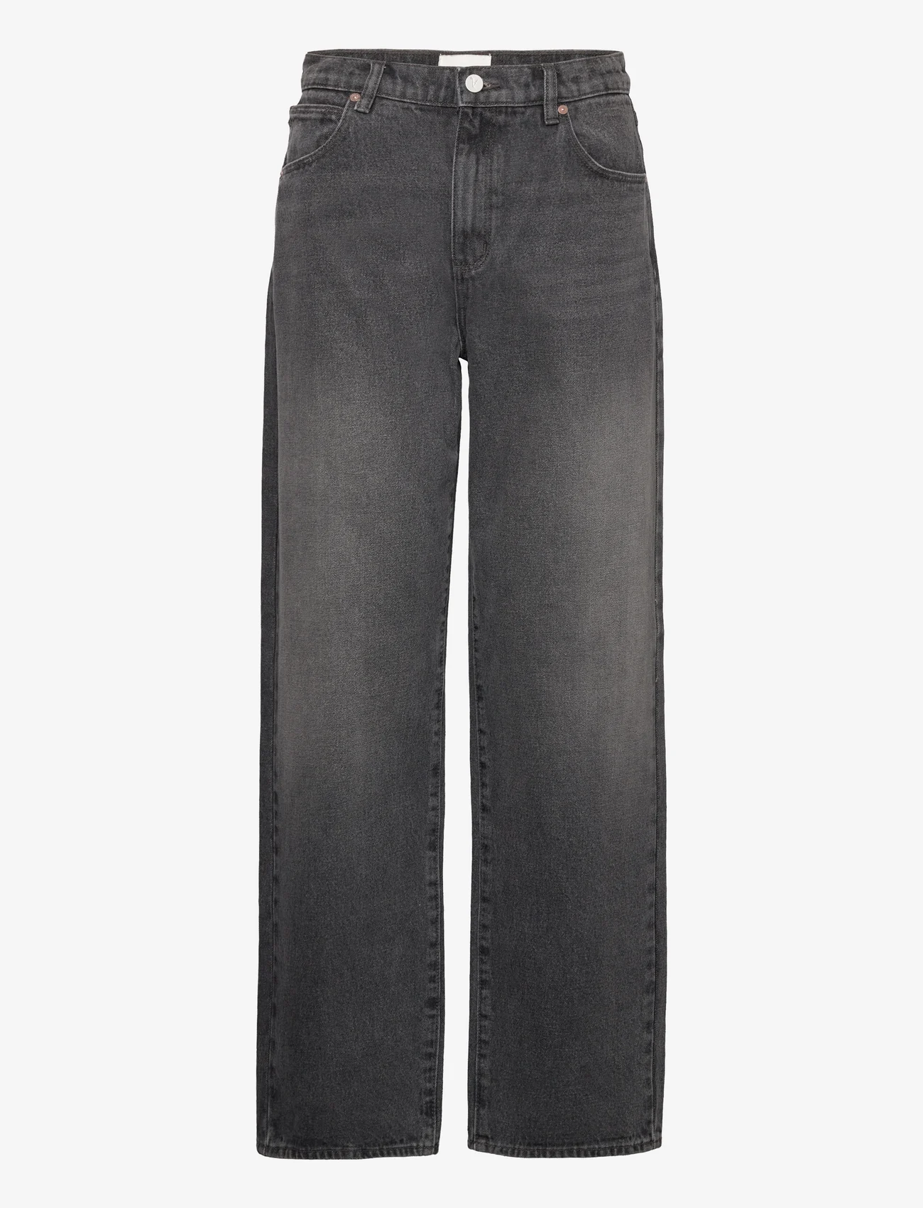 ABRAND - SLOUCH JEAN DARCY - džinsa bikses ar platām starām - black - 0