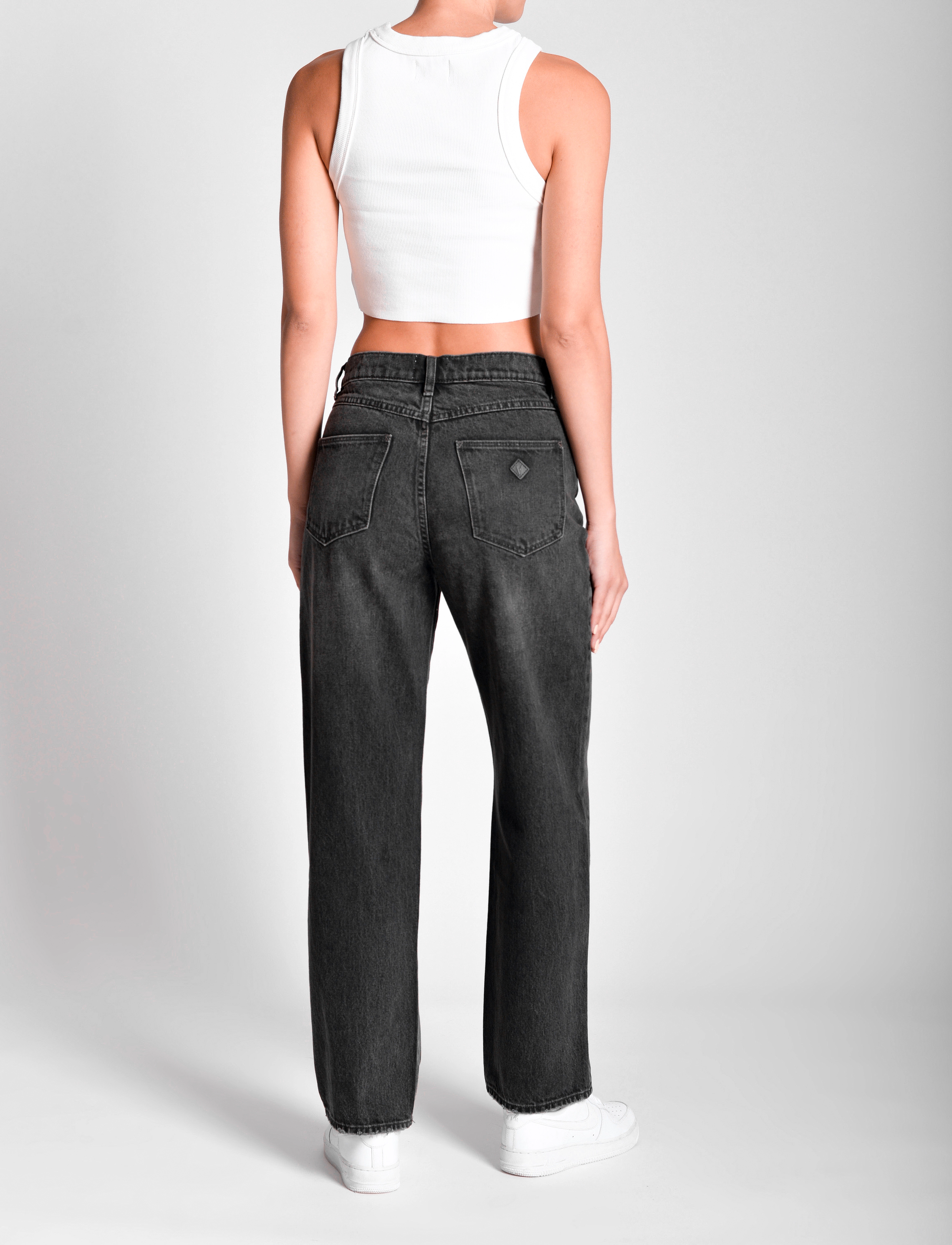 ABRAND - SLOUCH JEAN DARCY - brede jeans - black - 3