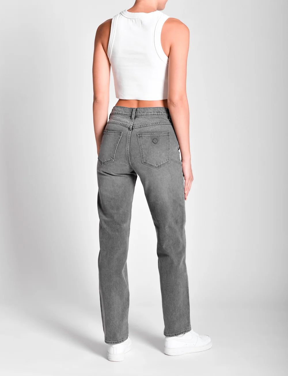 ABRAND - 95 MID STRAIGHT BROOKLYN - straight jeans - grey - 3