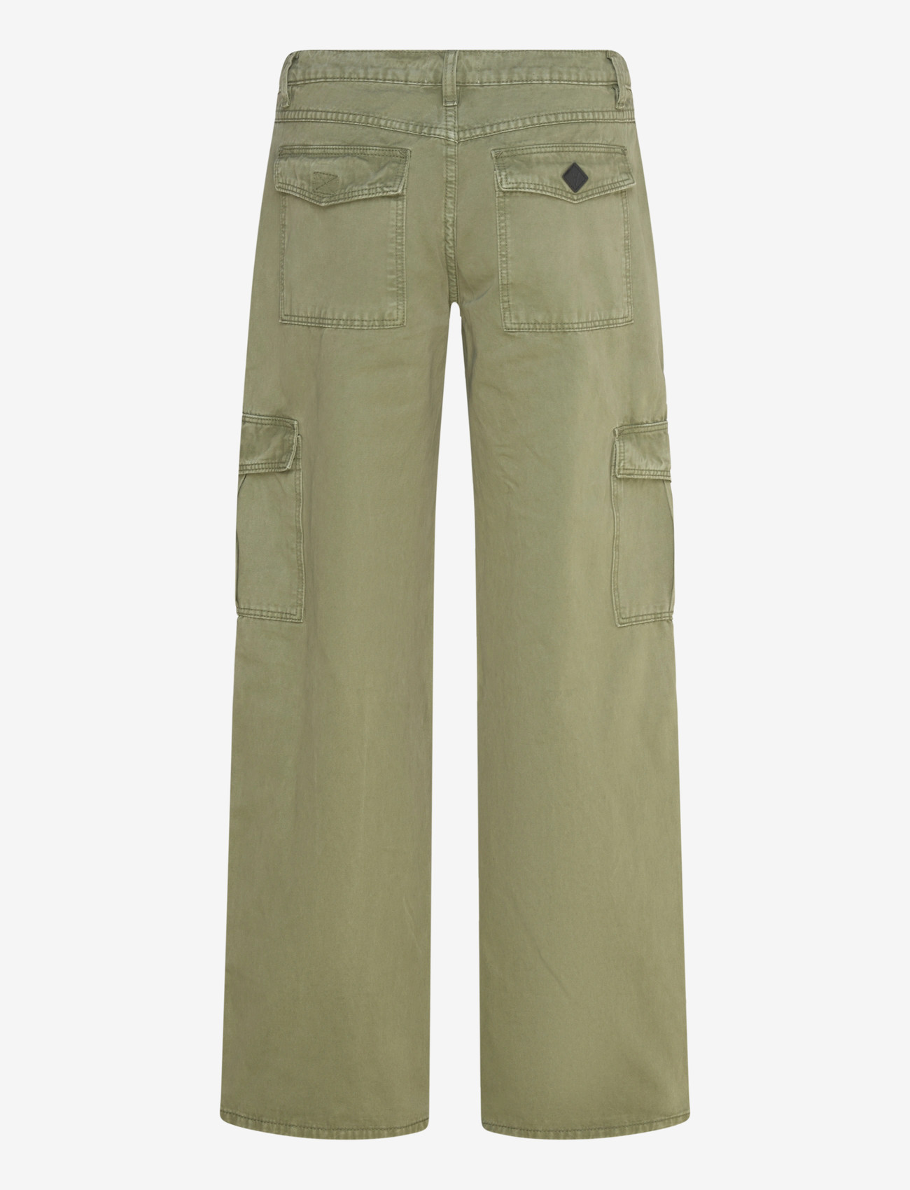ABRAND - 99 LOW & WIDE CARGO FADED ARMY - cargo-hosen - green - 1