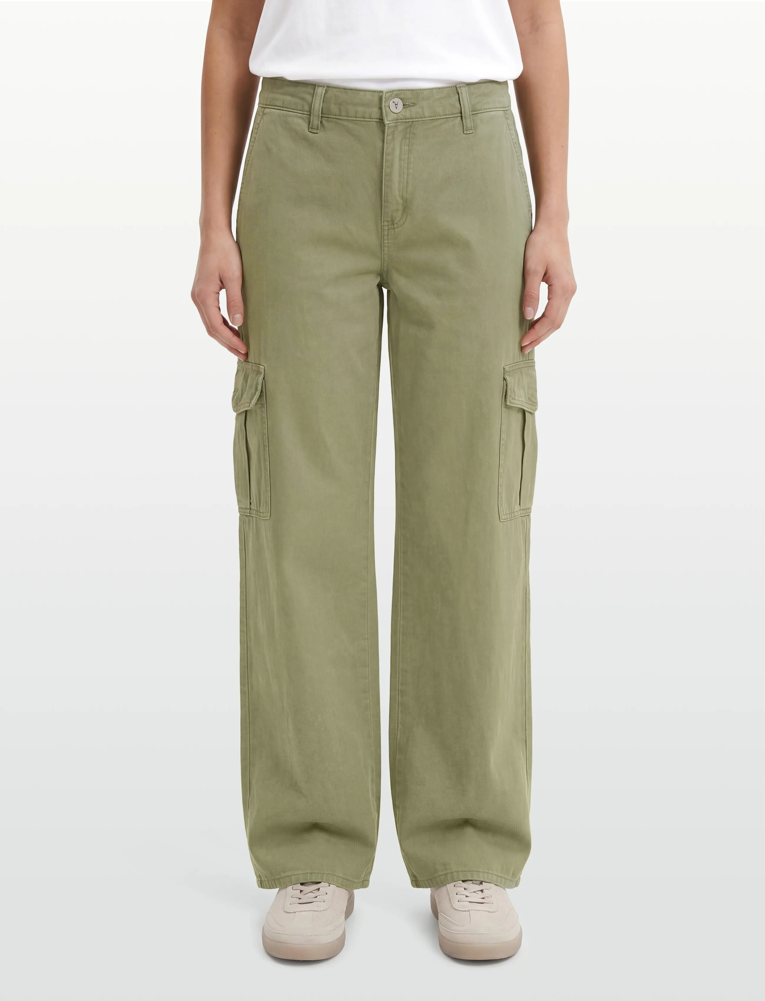 ABRAND - 99 LOW & WIDE CARGO FADED ARMY - cargobyxor - green - 3