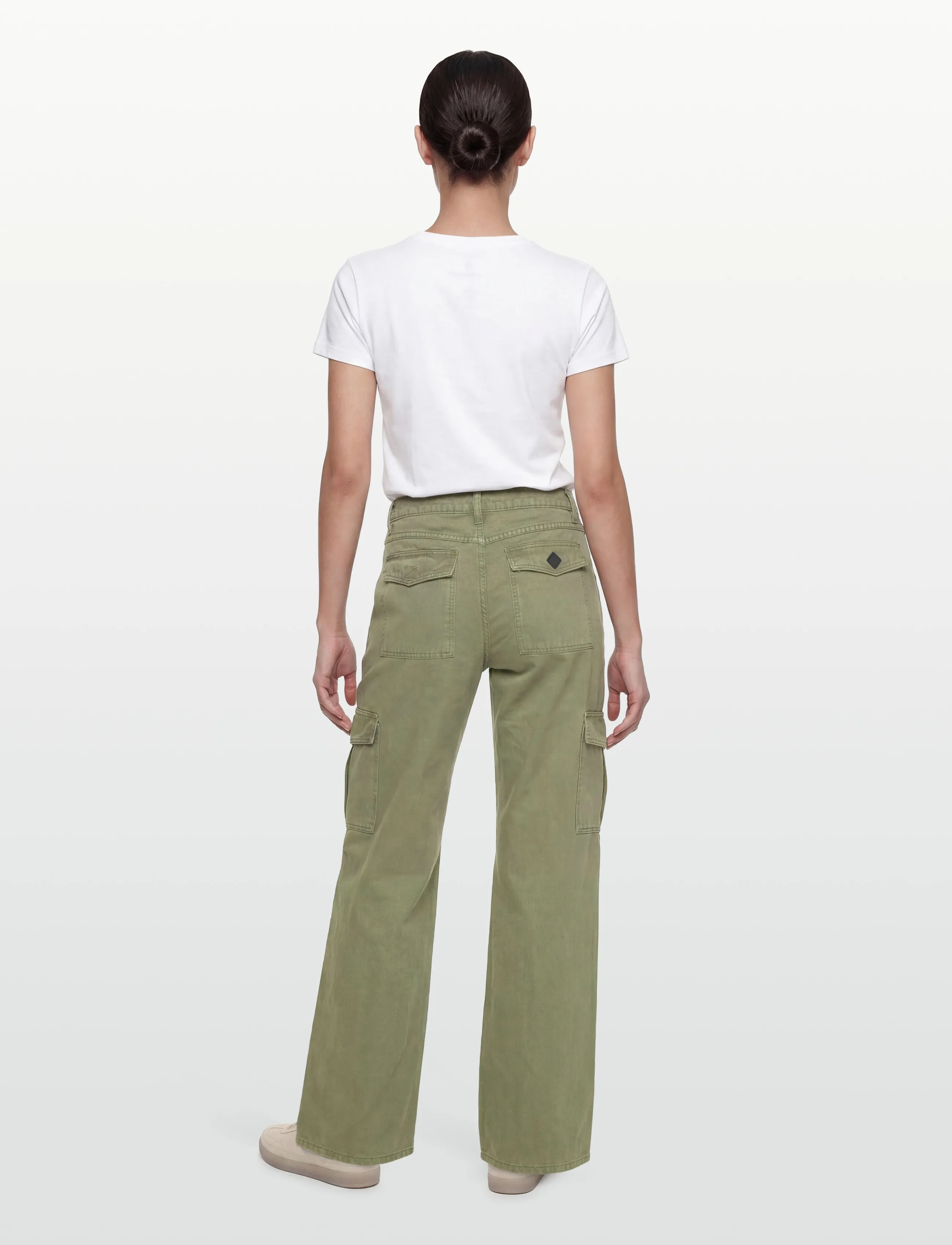 ABRAND - 99 LOW & WIDE CARGO FADED ARMY - cargobyxor - green - 4