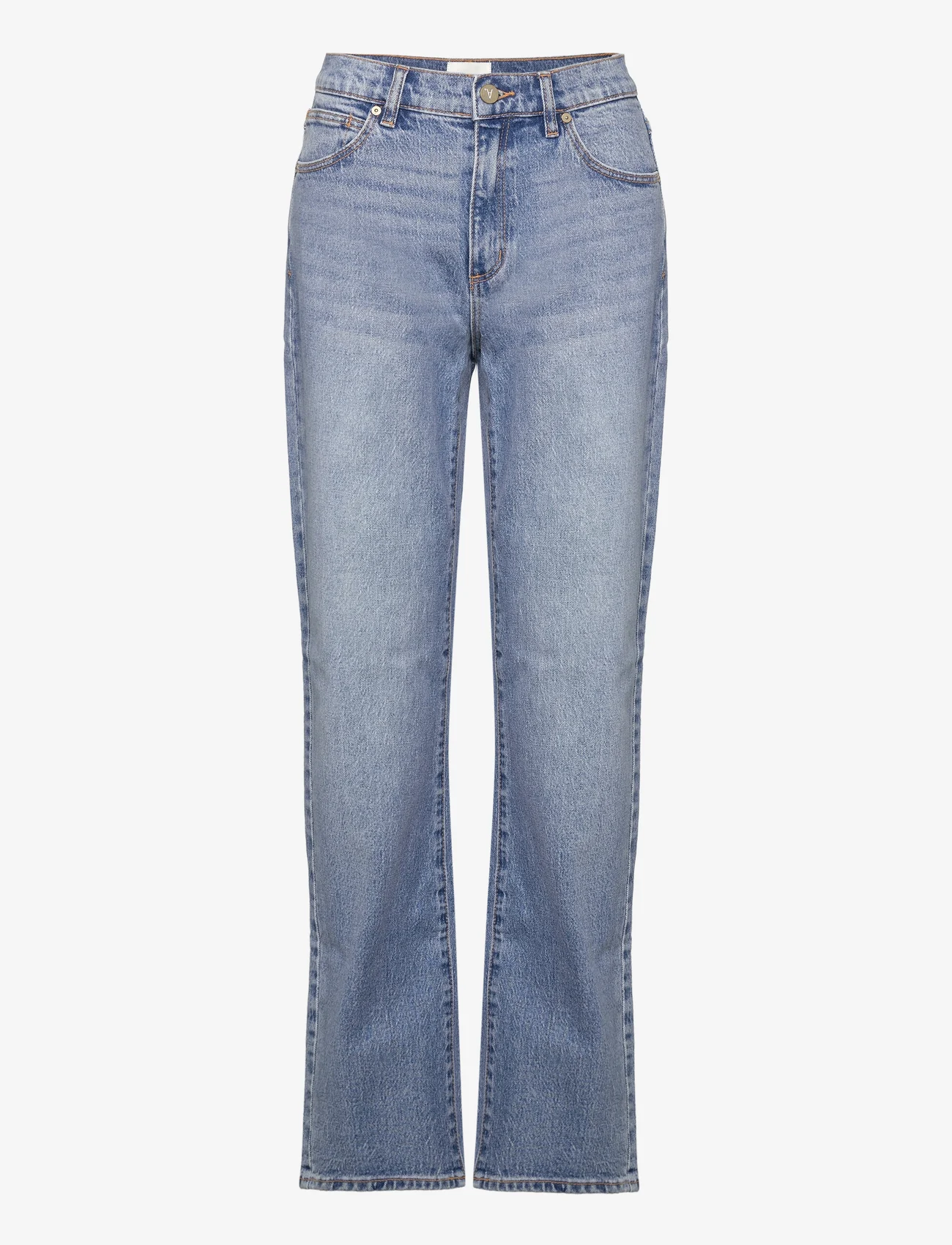 ABRAND - 95 MID STRAIGHT FELICIA - straight jeans - blue - 0