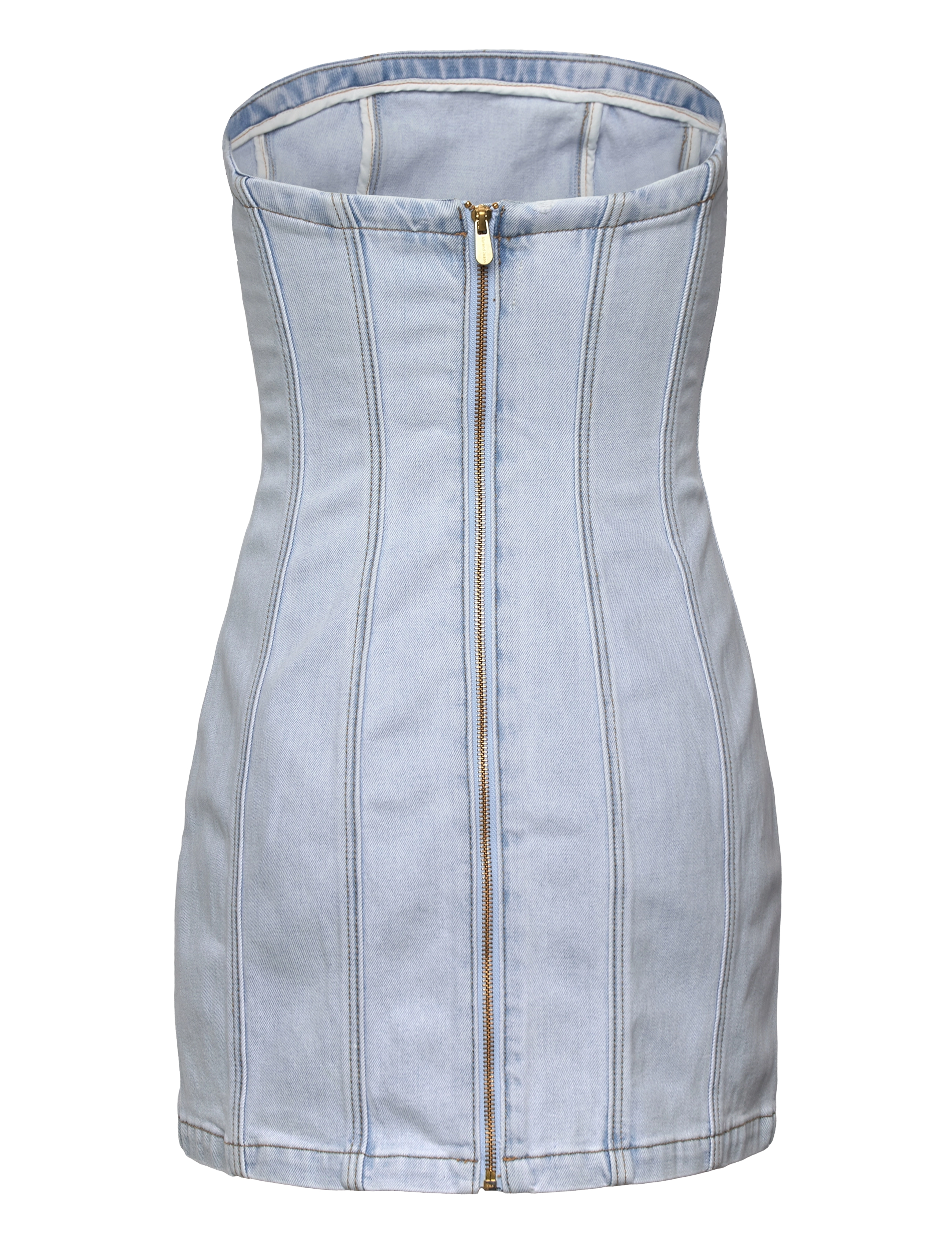 ABRAND - BUSTIER DRESS STINA - sukienki krótkie - blue - 2