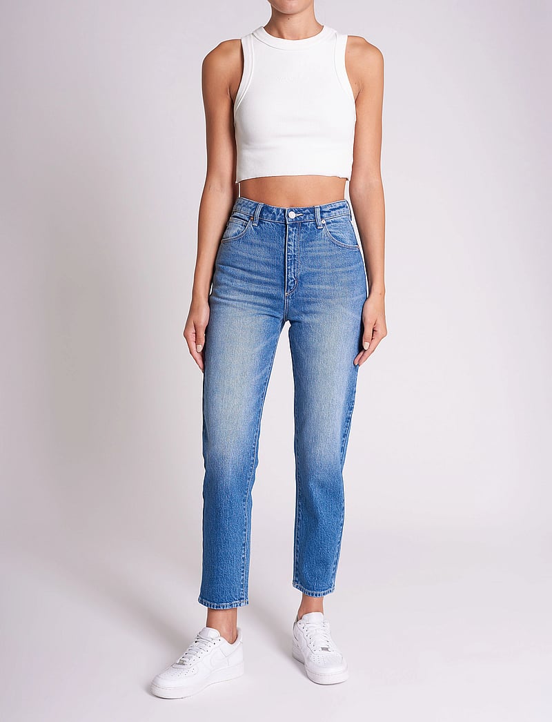 ABRAND - 94 HIGH SLIM HALLEE RCY - kitsad teksad - blue - 0