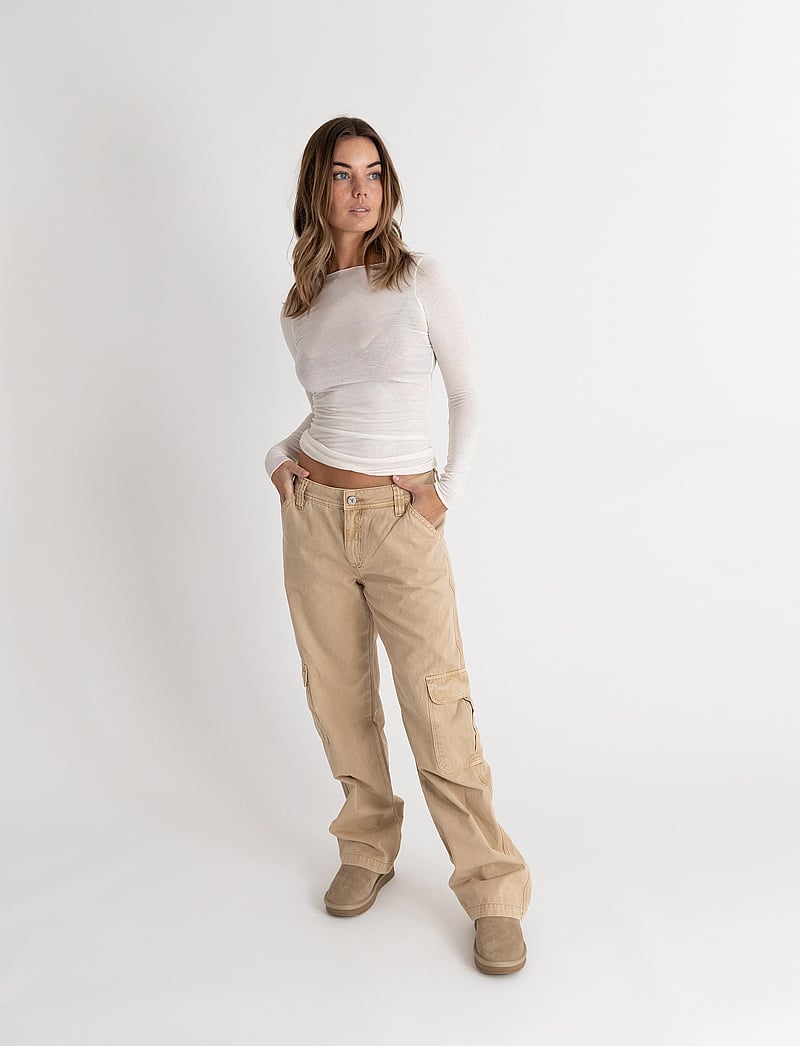 Khaki Baggy Cargo Pants Tan Baggy Pants Empyre Loose Fit Khaki