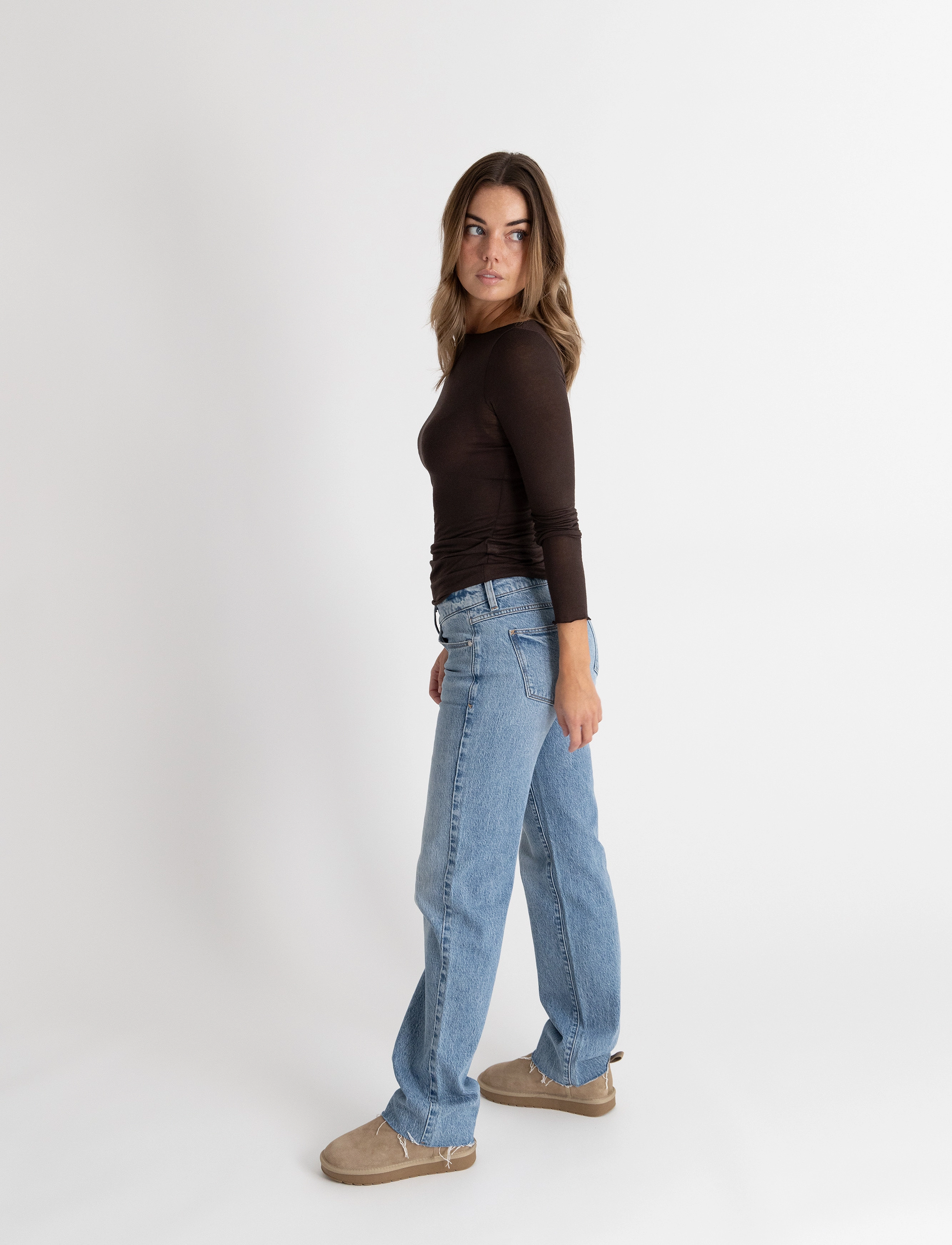 ABRAND - 99 LOW STRAIGHT ELOISE - blue - 3