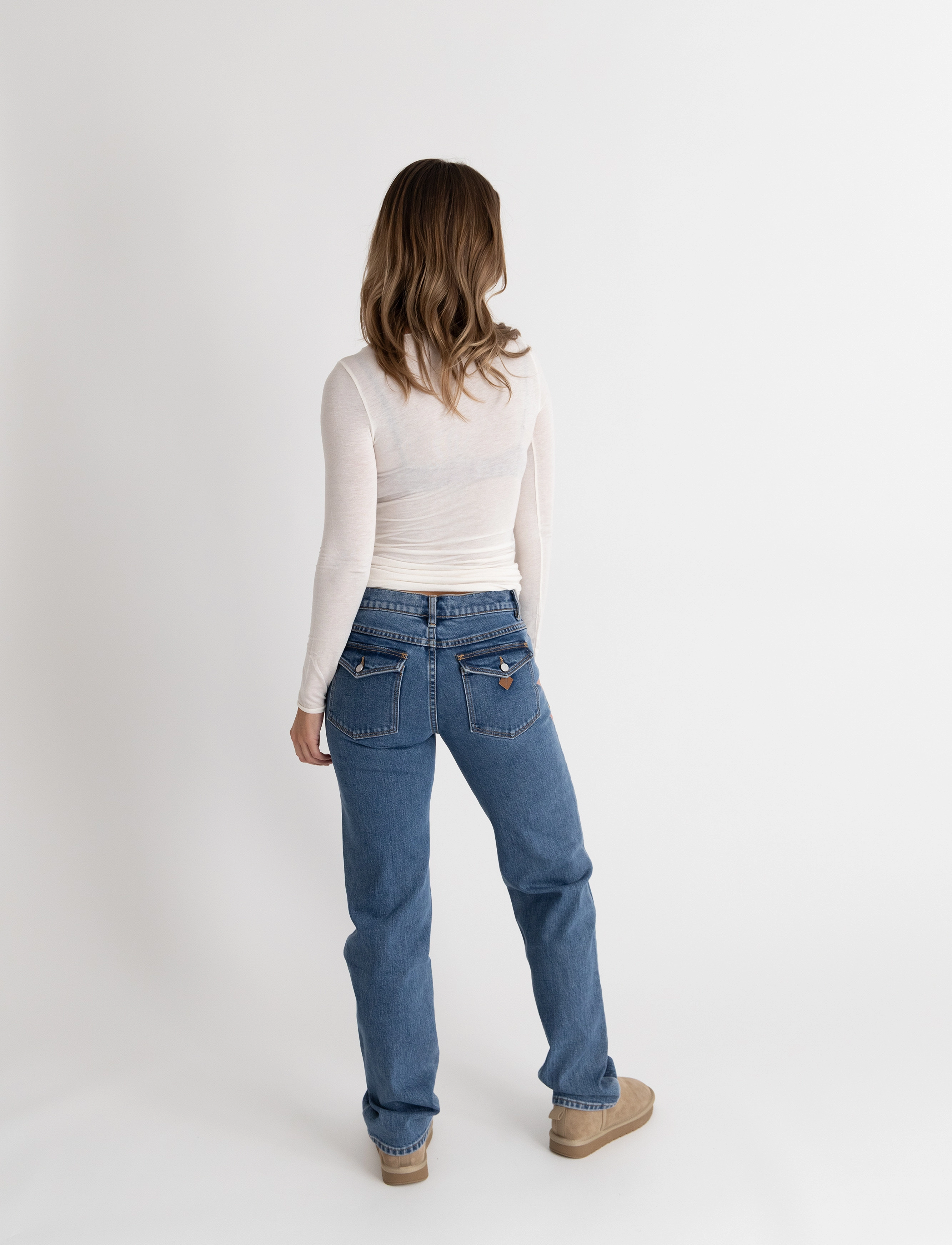 ABRAND - 99 LOW STRAIGHT ELENA - blue - 3
