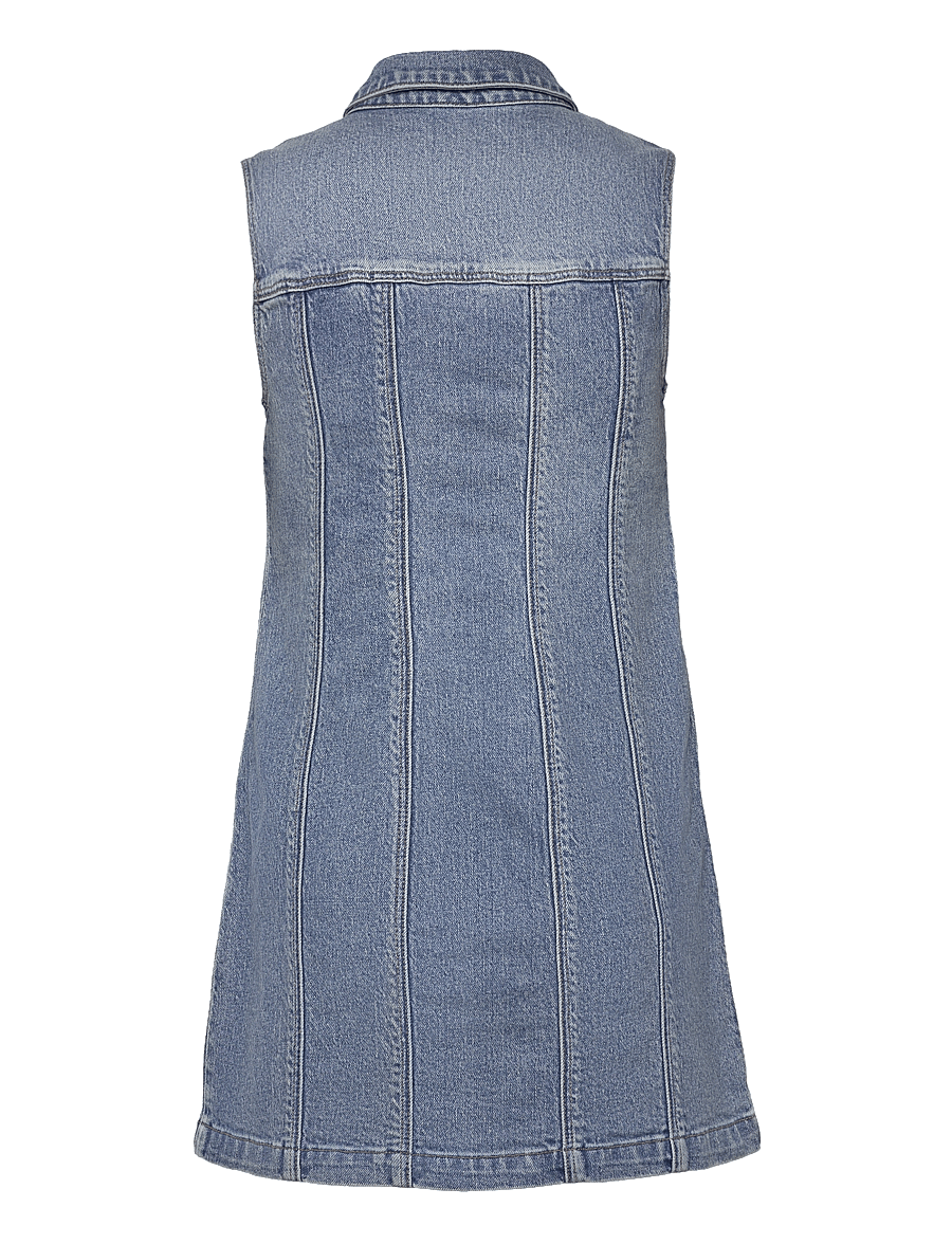 ABRAND - BUTTON UP DRESS LULA RCY - blue - 2