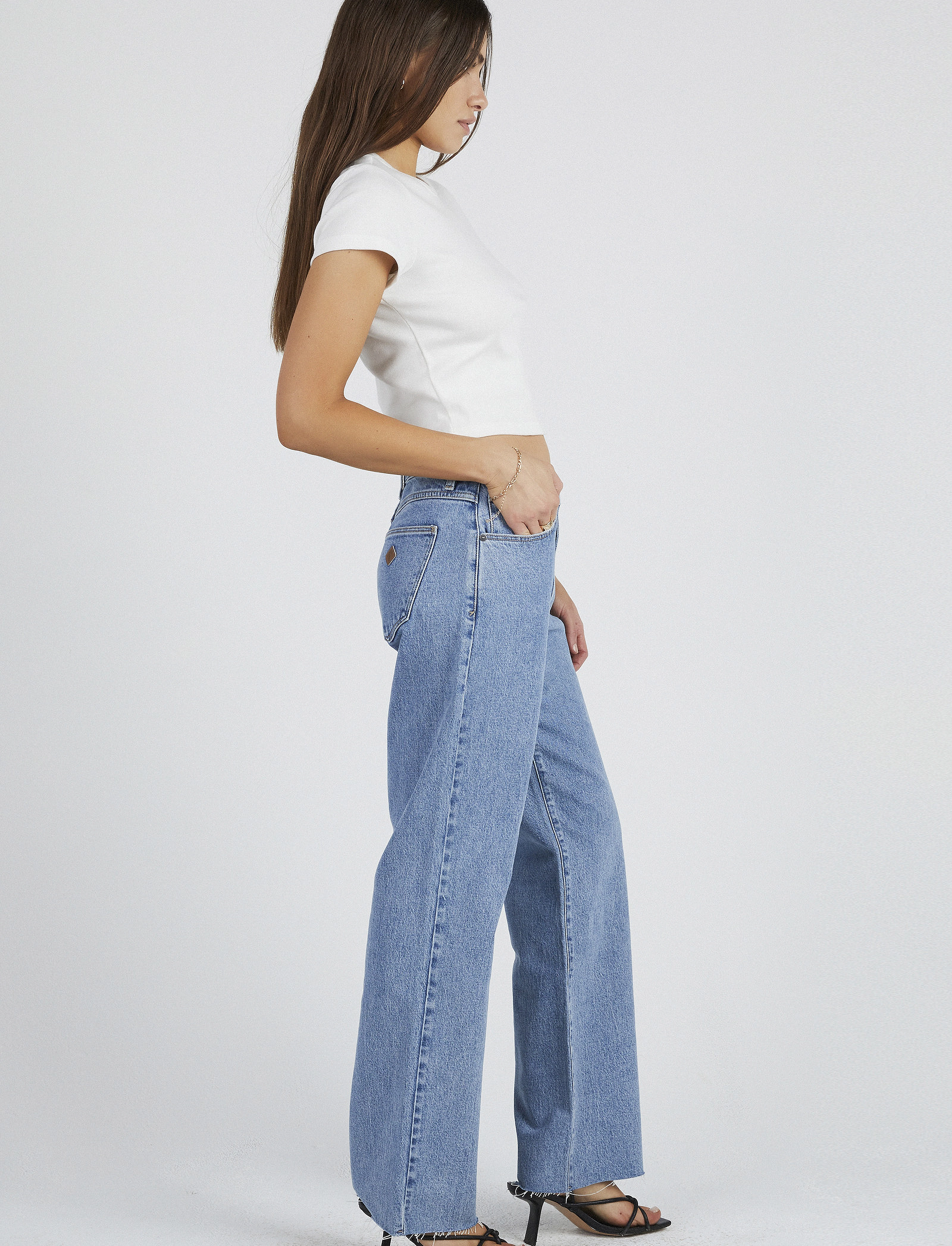 ABRAND - 95 BAGGY ADA - straight jeans - blue - 3