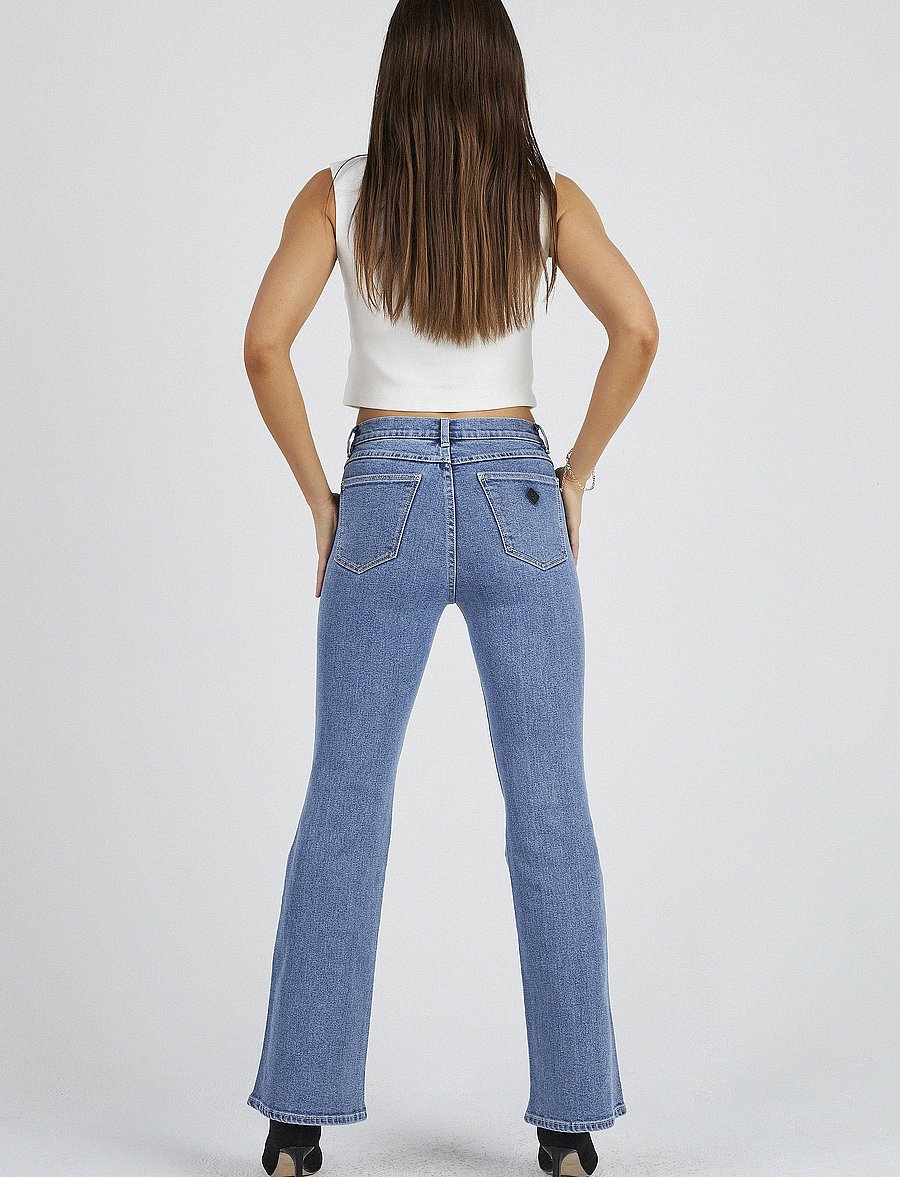 ABRAND - 95 BOOT CELESTE - bootcut-jeans - blue - 4