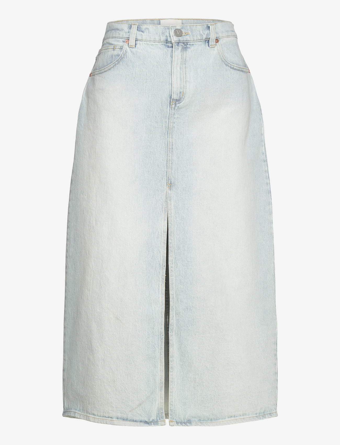 ABRAND - 99 MAXI SKIRT SURA - midiseelikud - blue - 0