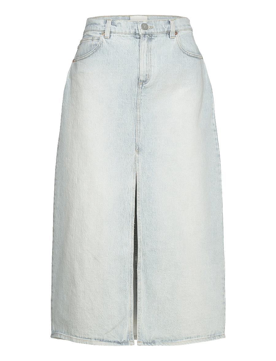 ABRAND - 99 MAXI SKIRT SURA - midi nederdele - blue - 0