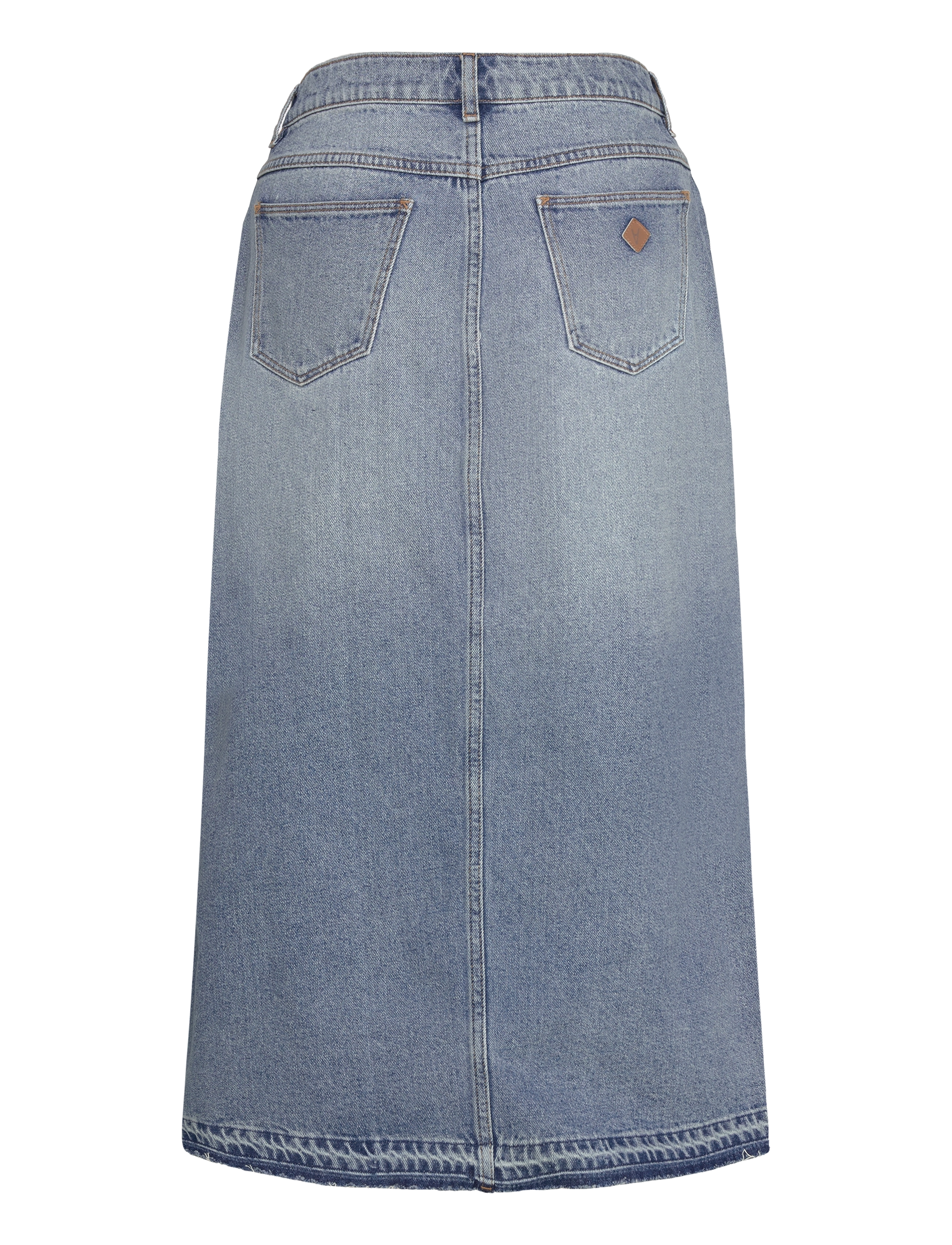 ABRAND - 99 MAXI SKIRT LULA - jeansowe spódnice - blue - 2