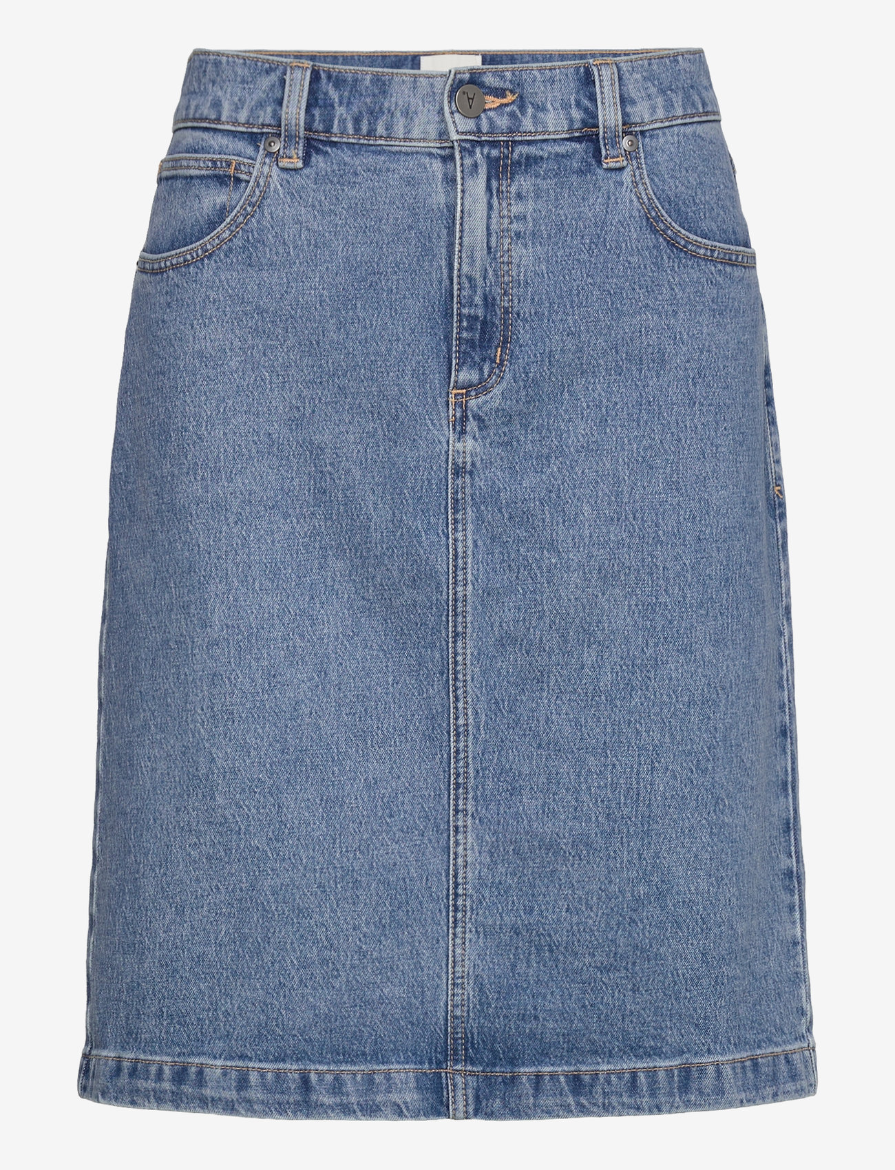 ABRAND - 99 MIDI SKIRT ADA - midiseelikud - blue - 1