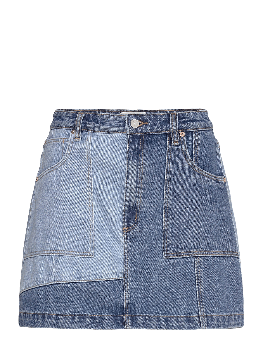 ABRAND - ALINE SKIRT PATCHWORK - korte nederdele - blue - 1