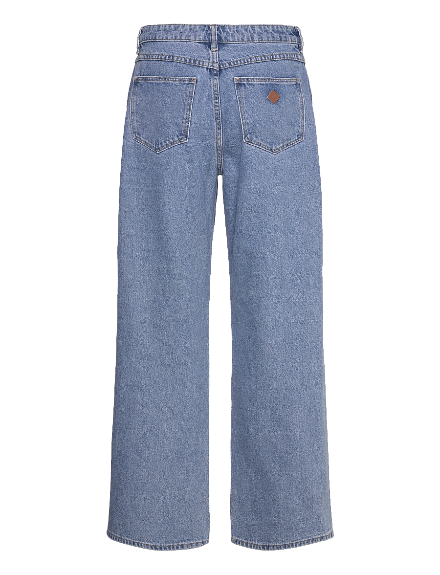 ABRAND - 95 MID BAGGY GIGI MID BLUE - jeans met wijde pijpen - blue - 2
