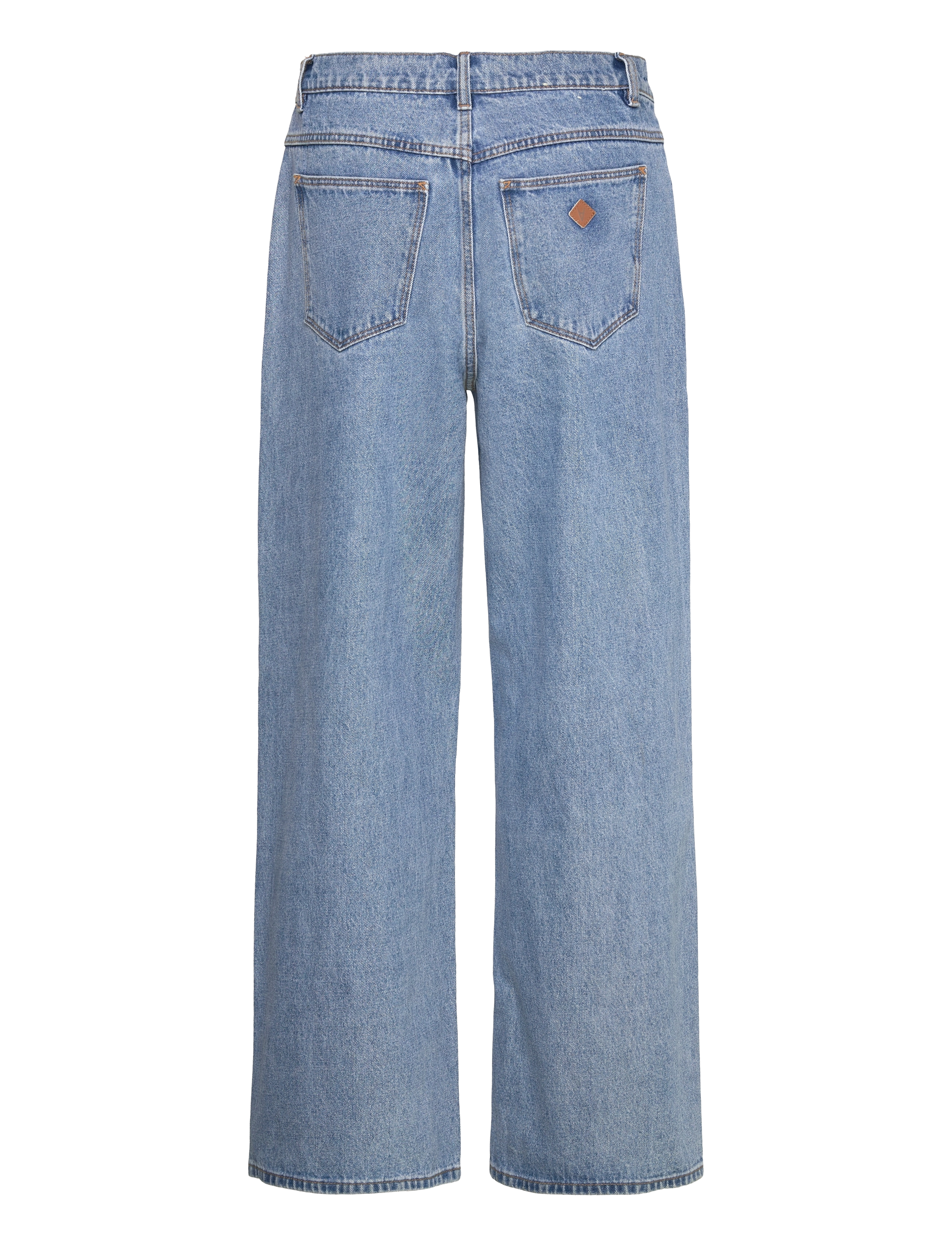 ABRAND - 95 MID SUPER BAGGY GIGI MID BLUE - brede jeans - blue - 2