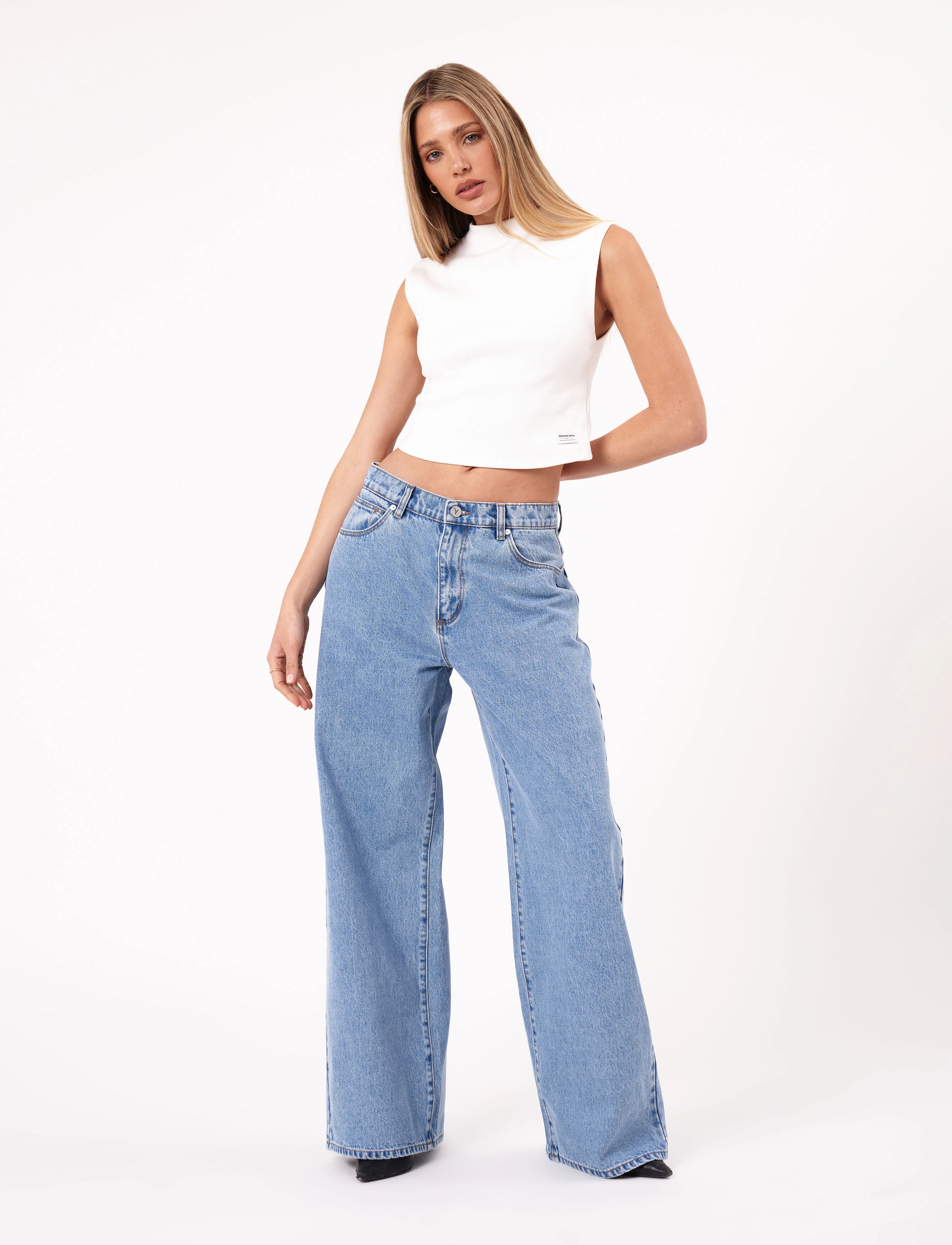 ABRAND 95 MID SUPER BAGGY GIGI MID BLUE - Transitional Layering - BLUE / blue