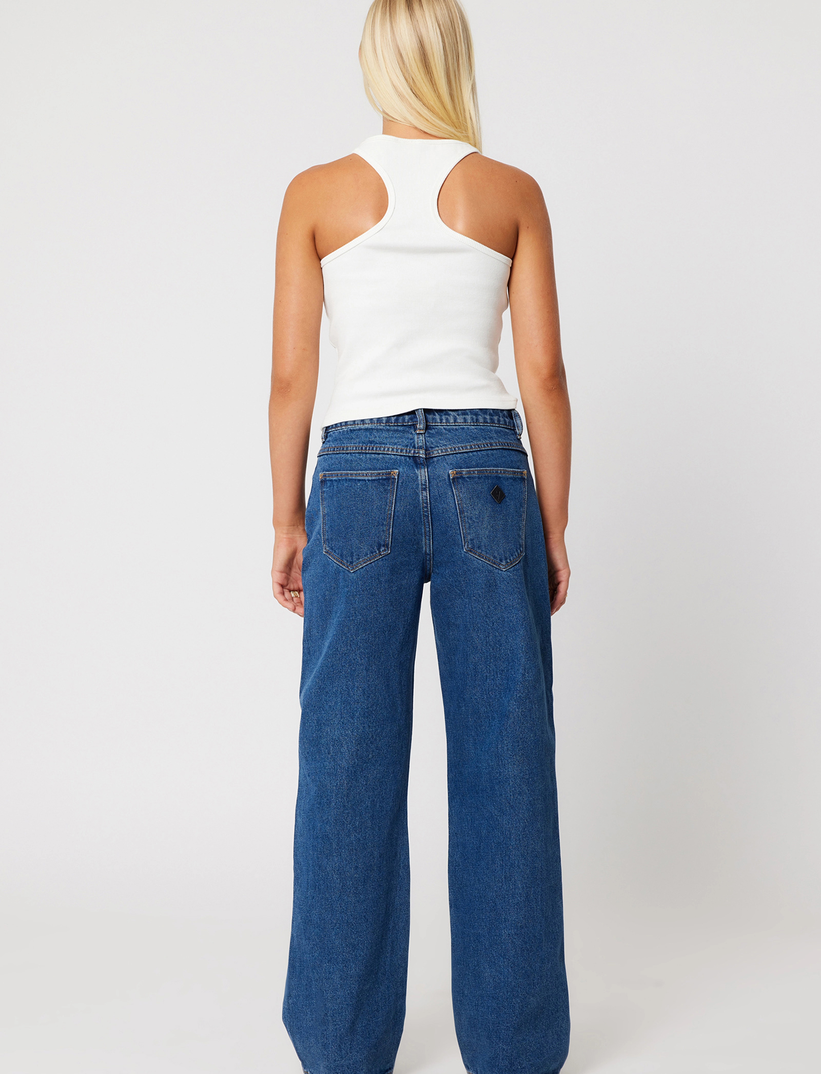 ABRAND - 95 MID BAGGY BELLA MID BLUE - blue - 4
