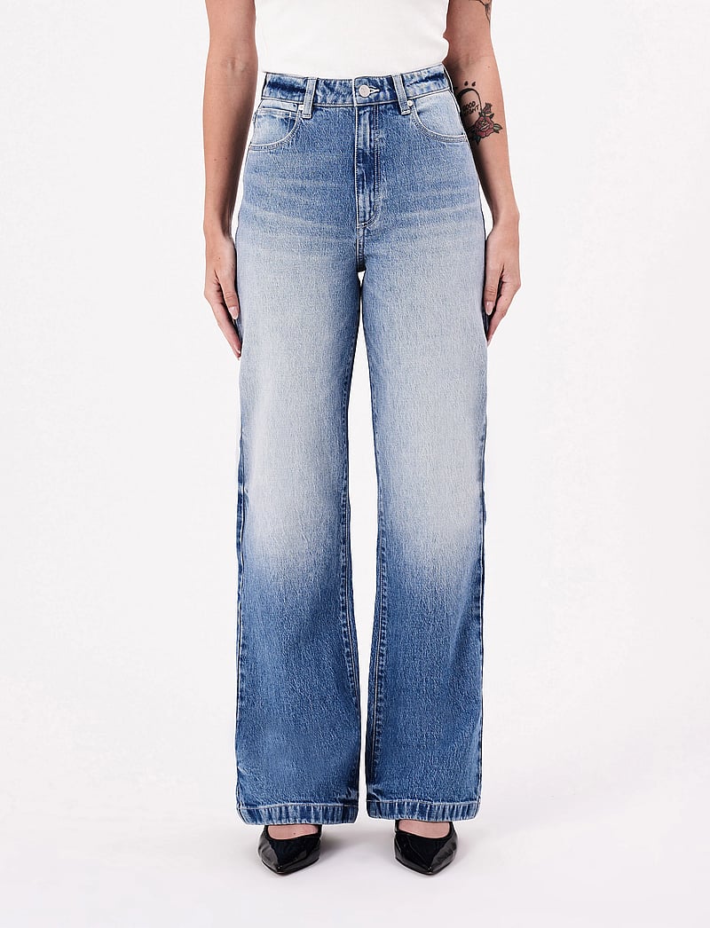 ABRAND - 94 HIGH & WIDE VESTA - laia säärega teksad - blue - 0