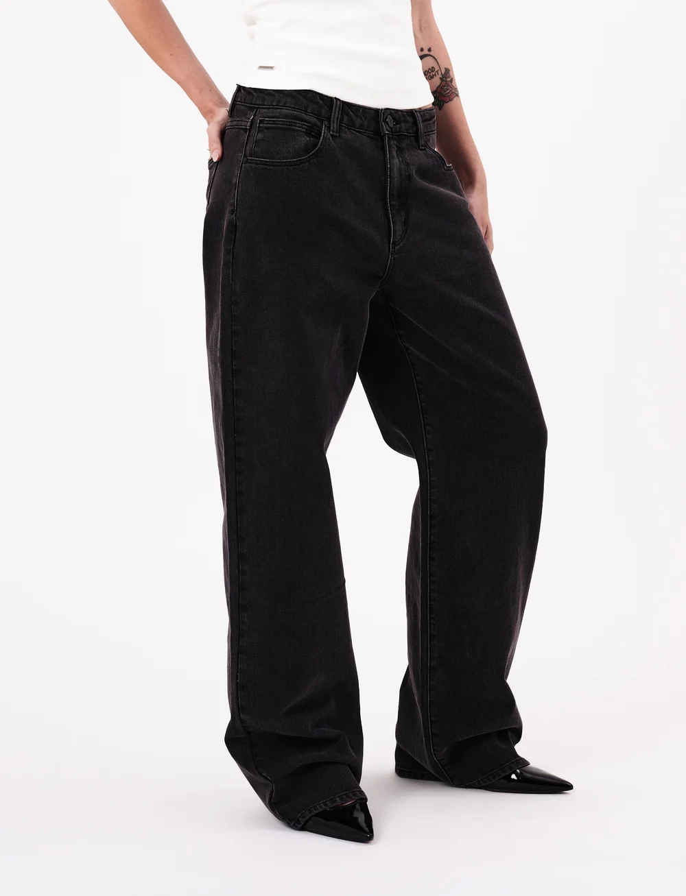 ABRAND 95 Baggy Heidi - Wide leg jeans - Boozt.com