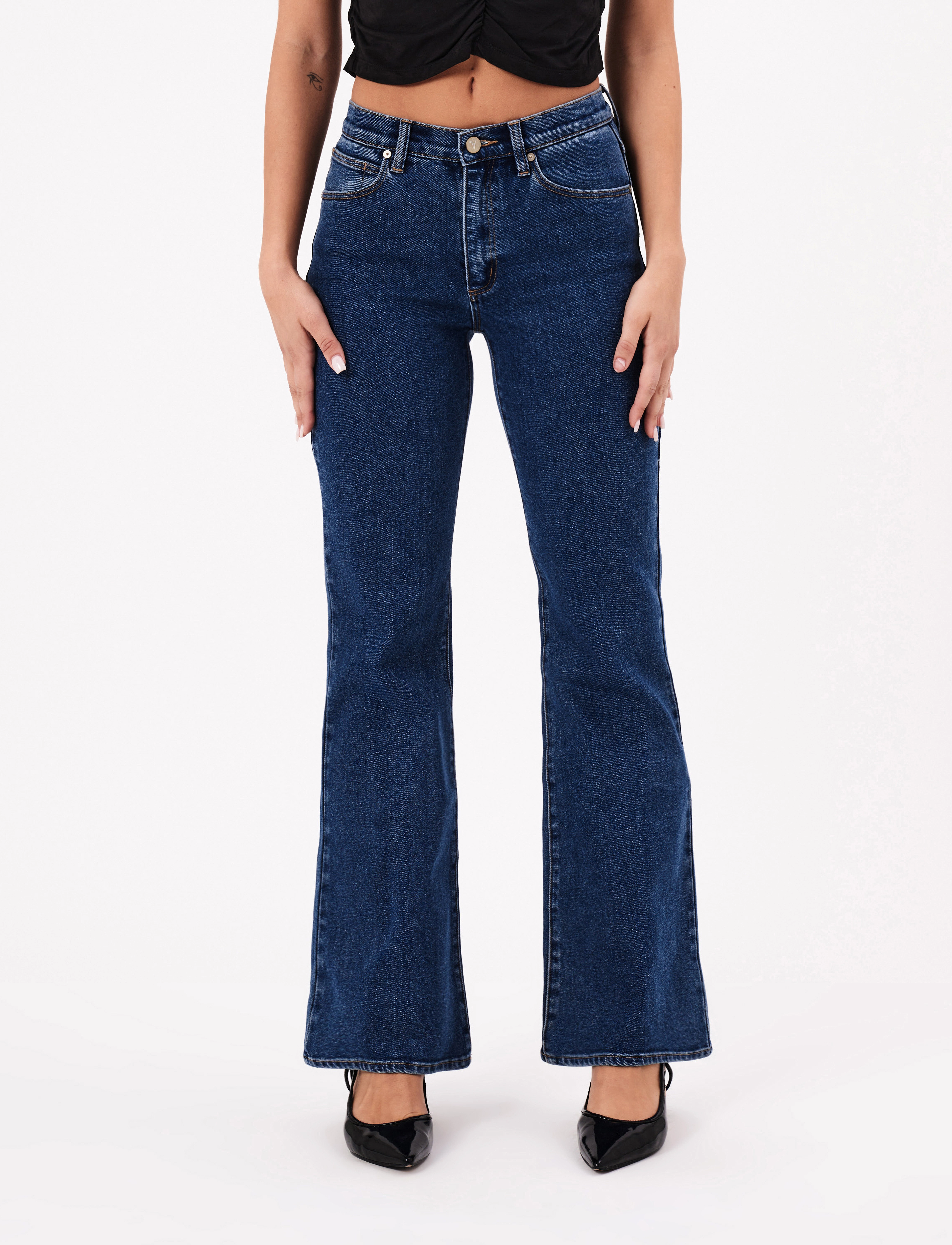 ABRAND 95 Boot Bella Mid Blue, 29, Navy, Jeans > Boot Cut, Dame