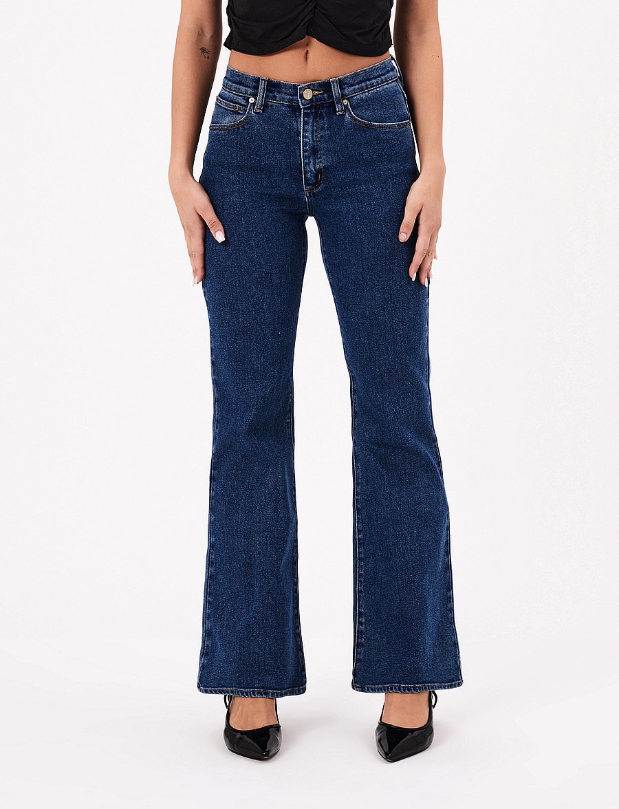 ABRAND - 95 BOOT BELLA MID BLUE - bootcut jeans - blue - 0