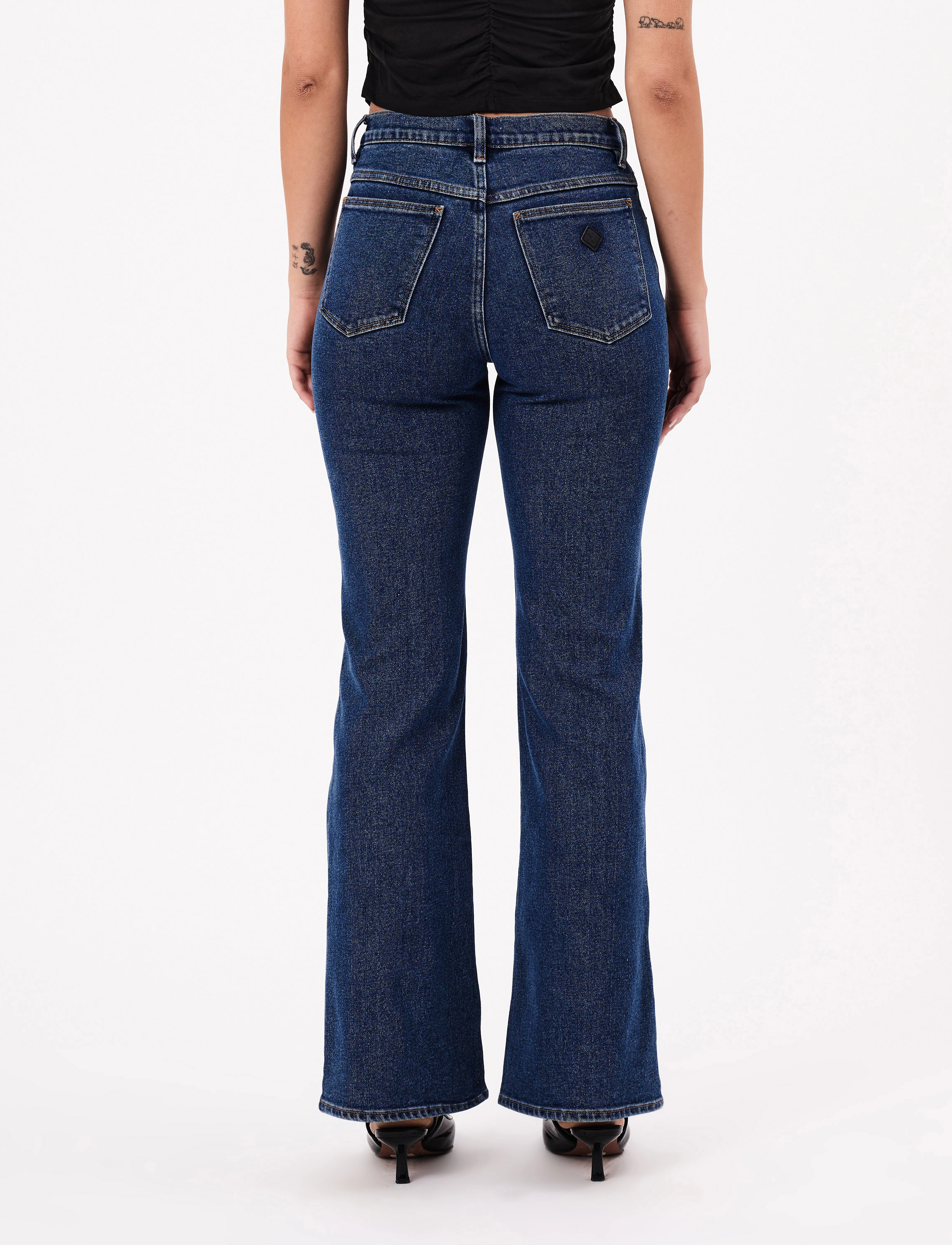 ABRAND - 95 BOOT BELLA MID BLUE - bootcut jeans - blue - 4
