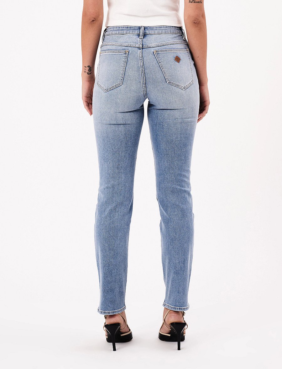 ABRAND - 95 STOVEPIPE ANETA - slim jeans - blue - 4