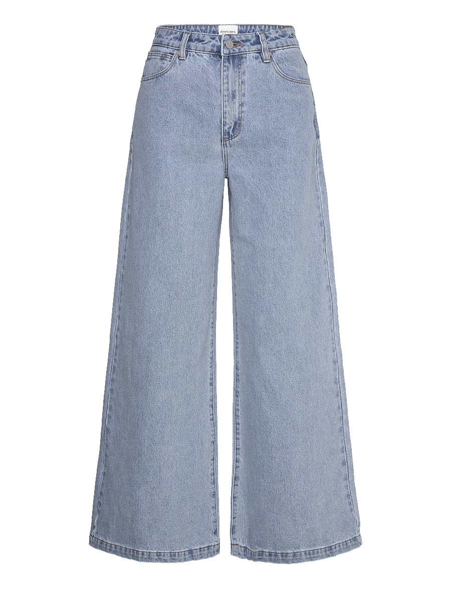 ABRAND - 94 SUPER WIDE LORETTA LIGHT BLUE - laia säärega teksad - blue - 1